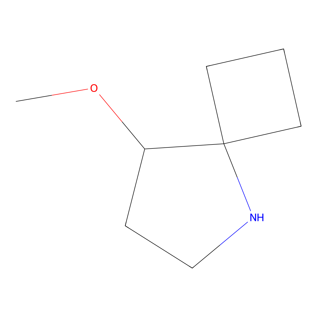 8-Methoxy-5-azaspiro[3.4]octane molecular structure, CAS 2680536-72-3