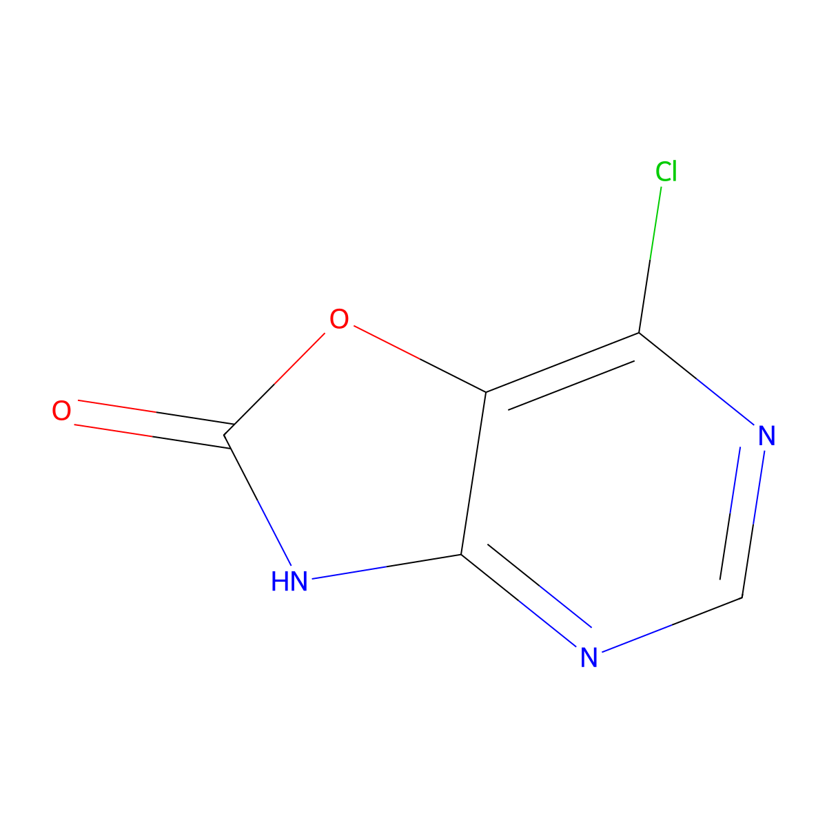 7-chloro-2H,3H-[1,3]oxazolo[4,5-d]pyrimidin-2-one molecular structure, CAS 2680539-01-7