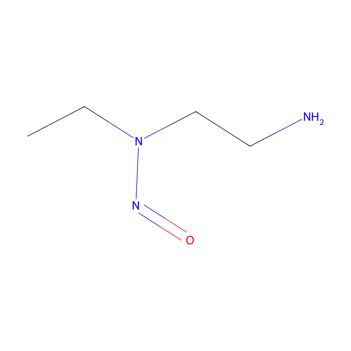 N-(2-aminoethyl)-N-ethylnitrous amide molecular structure, CAS 2680539-26-6
