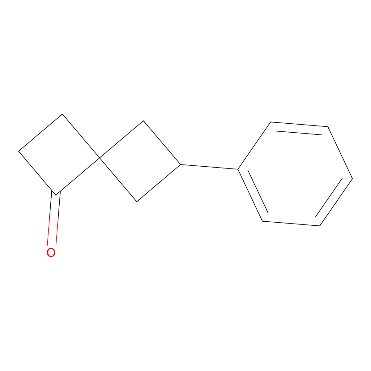 6-Phenylspiro[3.3]heptan-1-one molecular structure, CAS 2680539-98-2