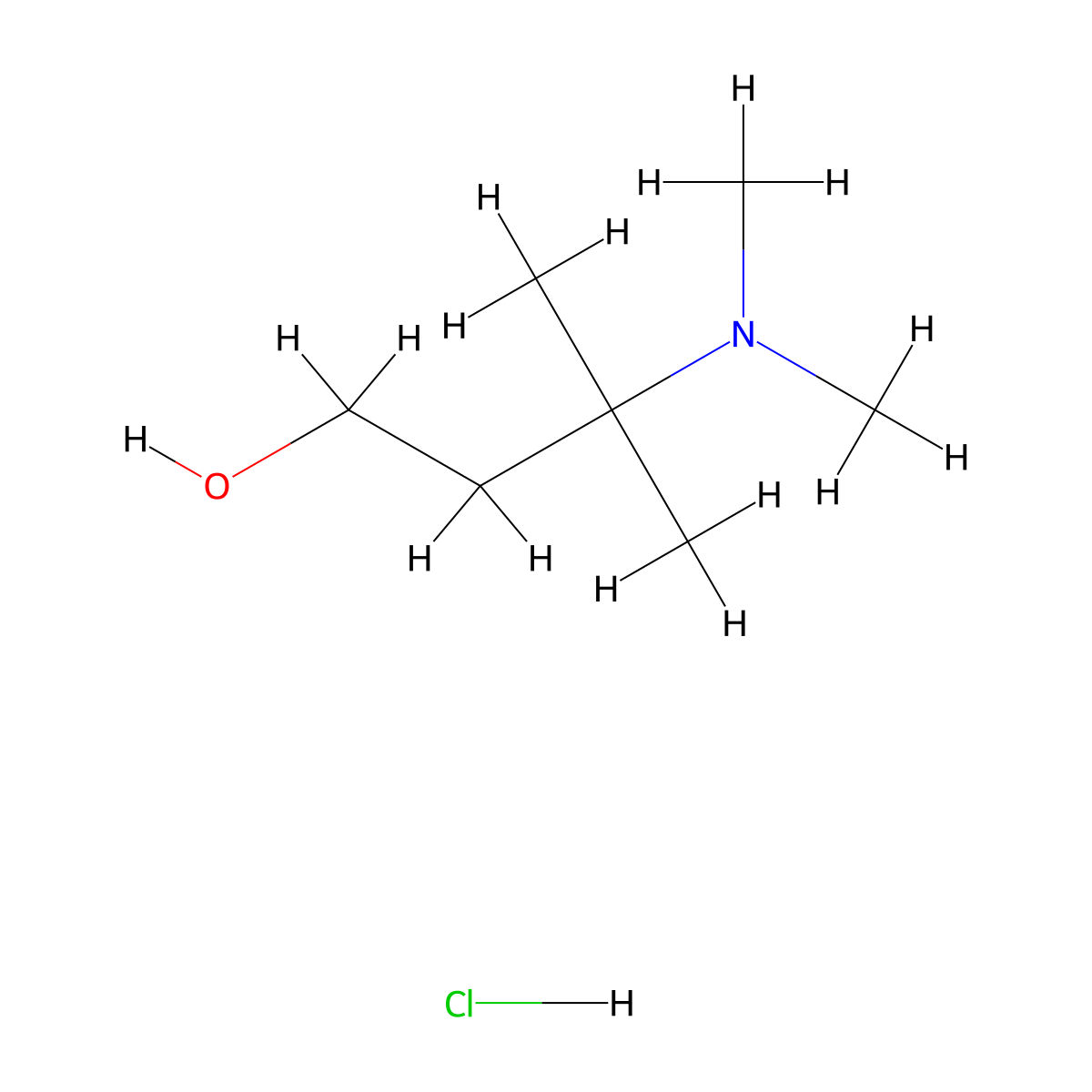 3-(Dimethylamino)-3-methylbutan-1-ol hydrochloride molecular structure, CAS 2680540-39-8