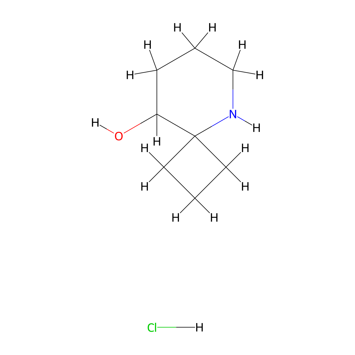 5-Azaspiro[3.5]nonan-9-ol hydrochloride molecular structure, CAS 2680540-55-8