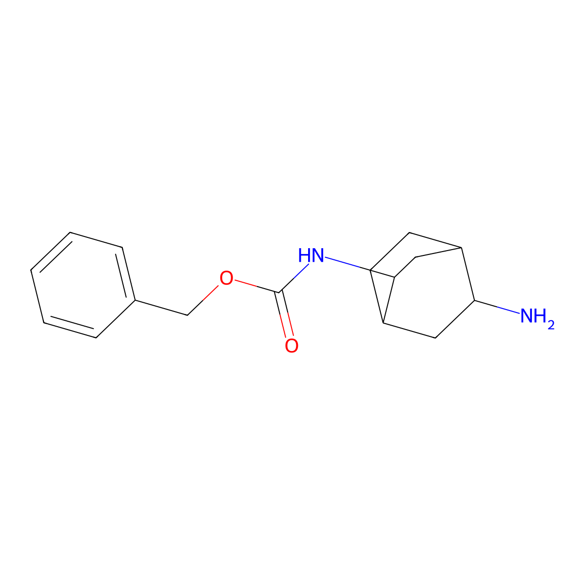 benzyl N-{5-aminobicyclo[2.2.2]octan-2-yl}carbamate molecular structure, CAS 2680540-58-1