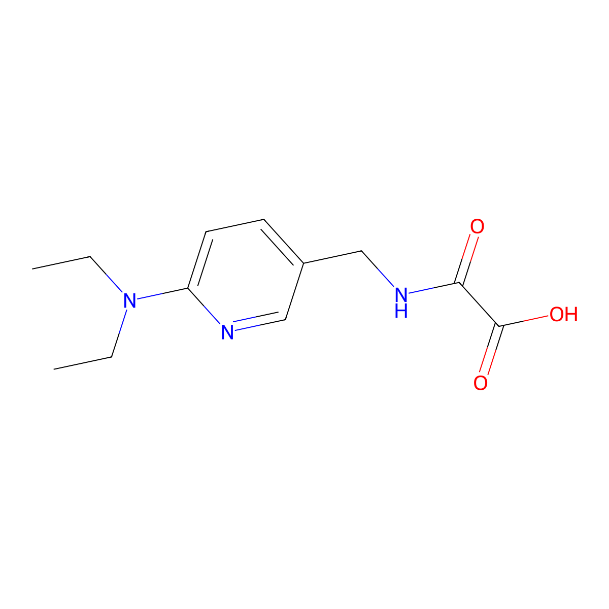 ({[6-(Diethylamino)pyridin-3-yl]methyl}carbamoyl)formic acid molecular structure, CAS 2680540-71-8