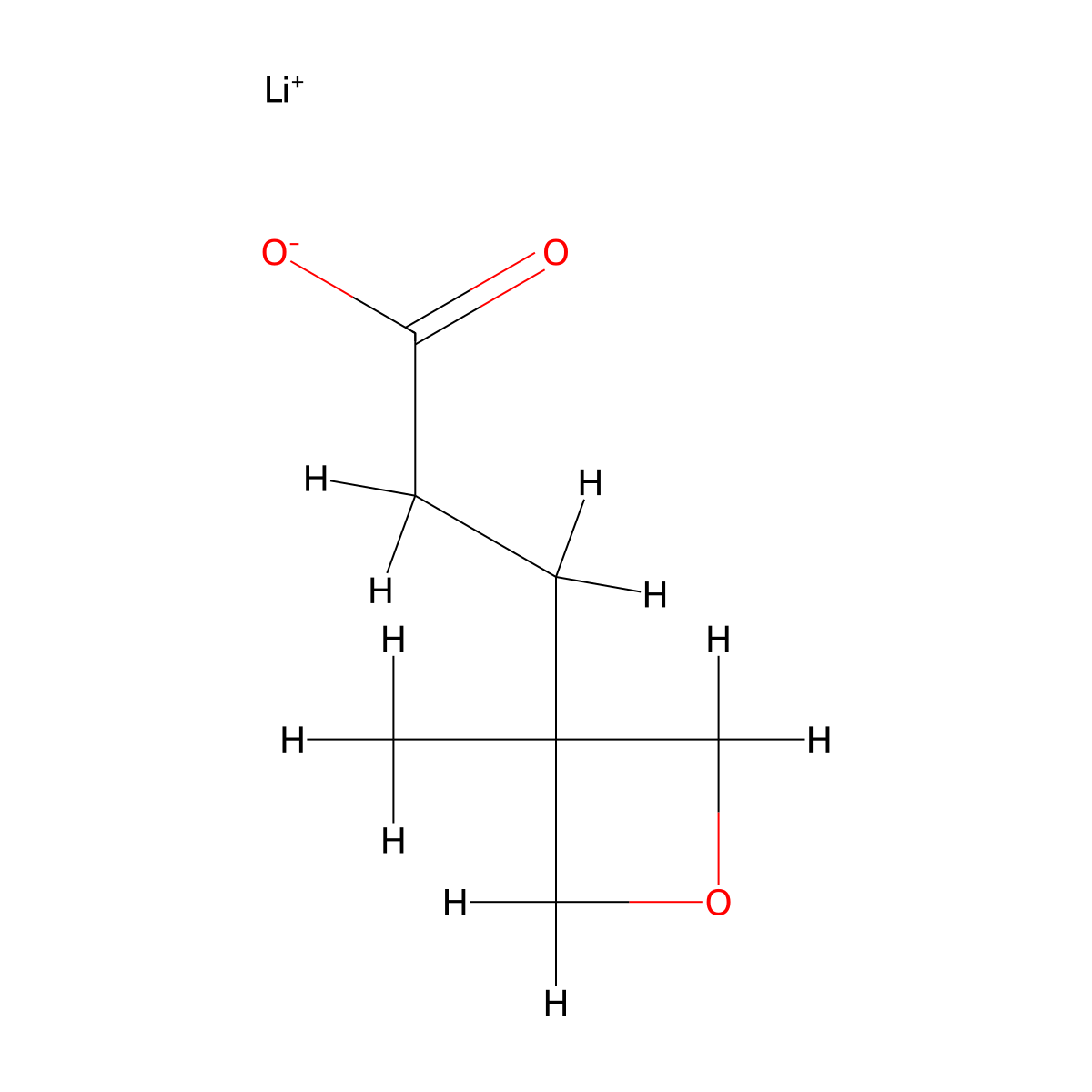 Lithium(1+) 3-(3-methyloxetan-3-yl)propanoate molecular structure, CAS 2680542-50-9