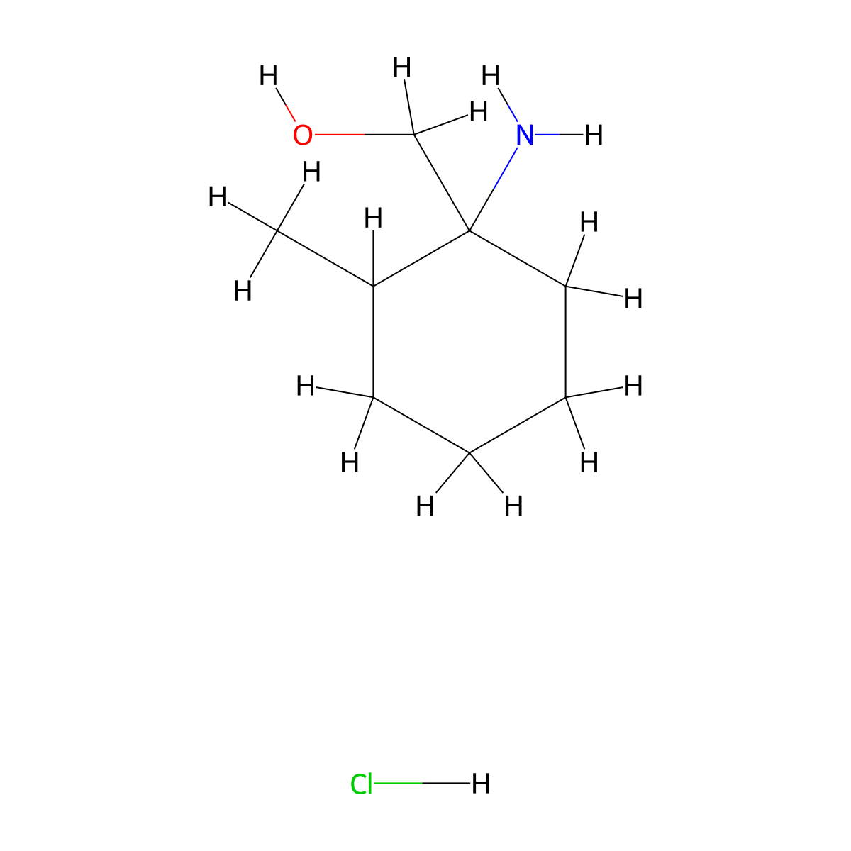 (1-Amino-2-methylcyclohexyl)methanol hydrochloride molecular structure, CAS 2680543-02-4