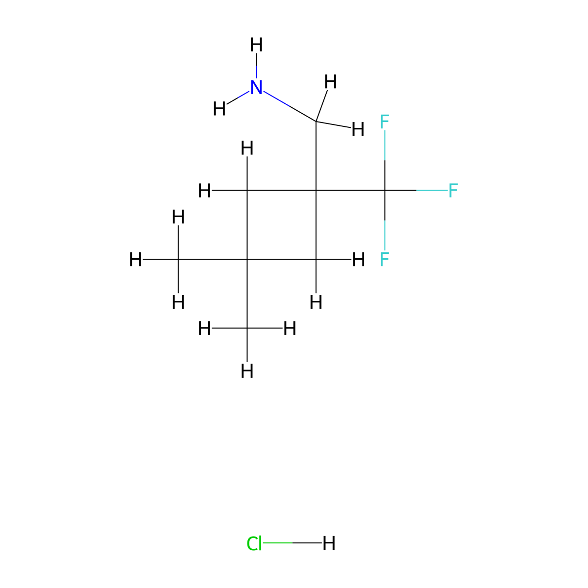 1-[3,3-Dimethyl-1-(trifluoromethyl)cyclobutyl]methanamine hydrochloride molecular structure, CAS 2680543-27-3