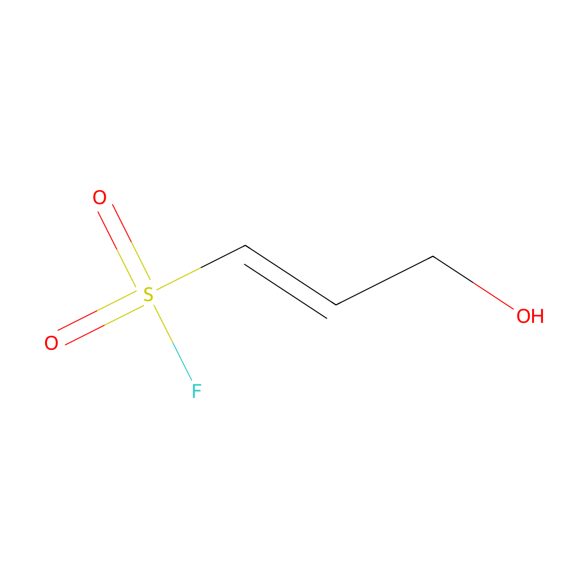 (1E)-3-hydroxyprop-1-ene-1-sulfonyl fluoride molecular structure, CAS 2680546-88-5