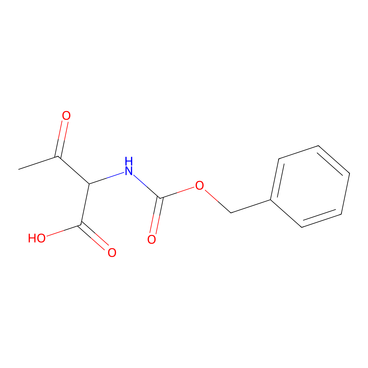 2-{[(Benzyloxy)carbonyl]amino}-3-oxobutanoic acid molecular structure, CAS 2680549-84-0