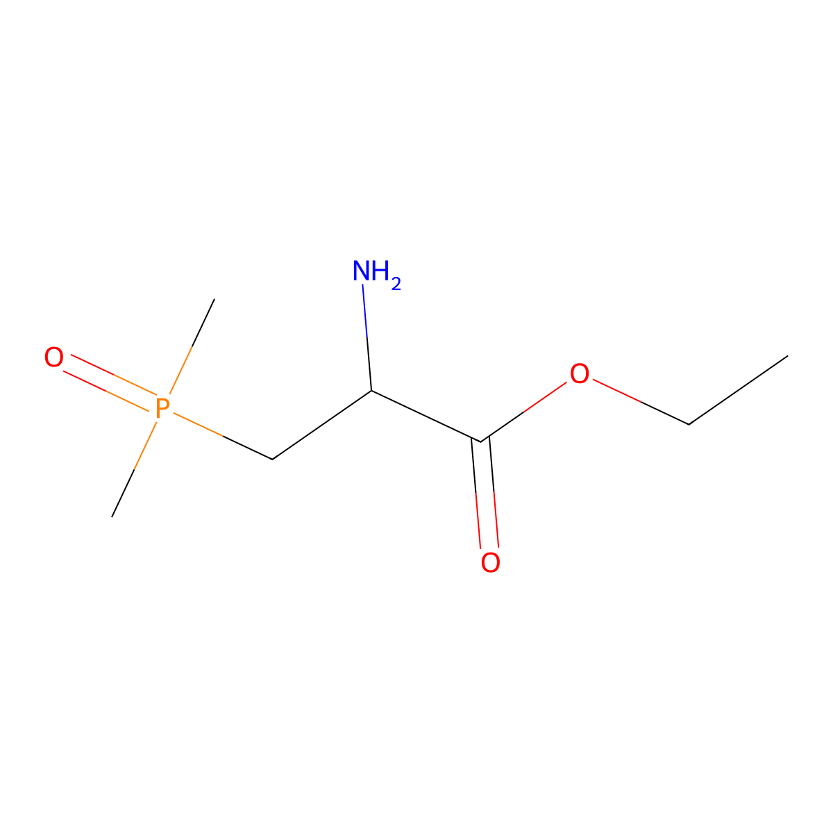 Ethyl 2-amino-3-(dimethylphosphoryl)propanoate molecular structure, CAS 2680550-29-0