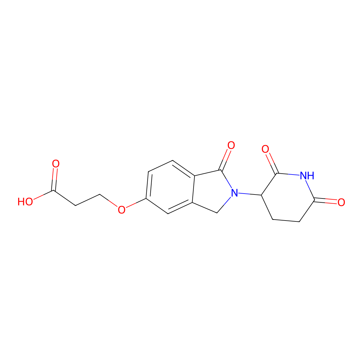 Lenalidomide-5'-O-C2-COOH molecular structure, CAS 2680571-43-9