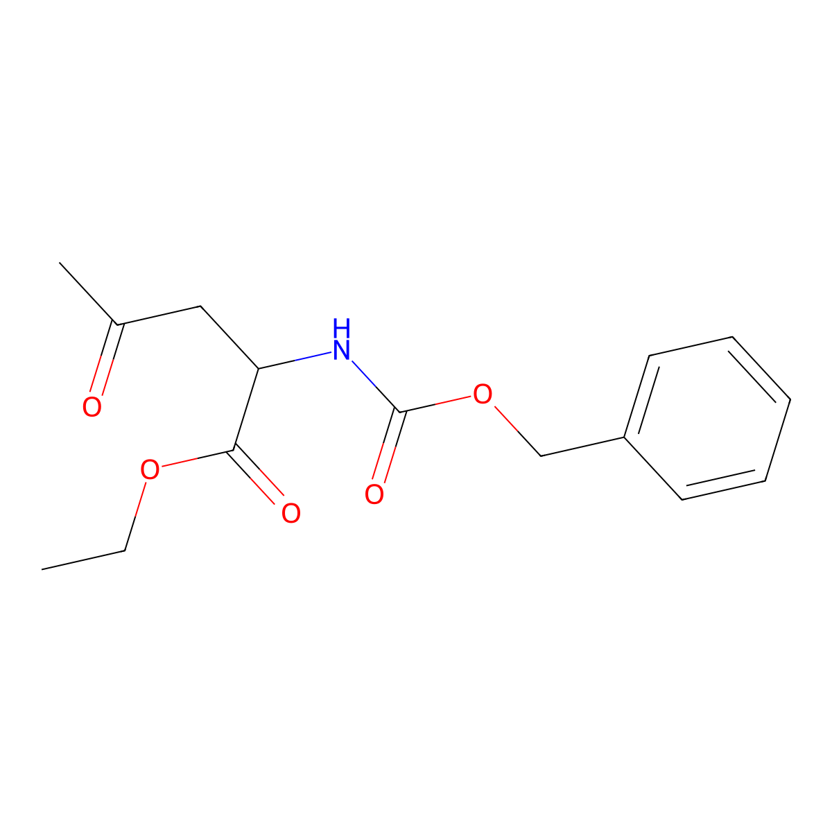 Ethyl 2-{[(benzyloxy)carbonyl]amino}-4-oxopentanoate molecular structure, CAS 2680612-81-9