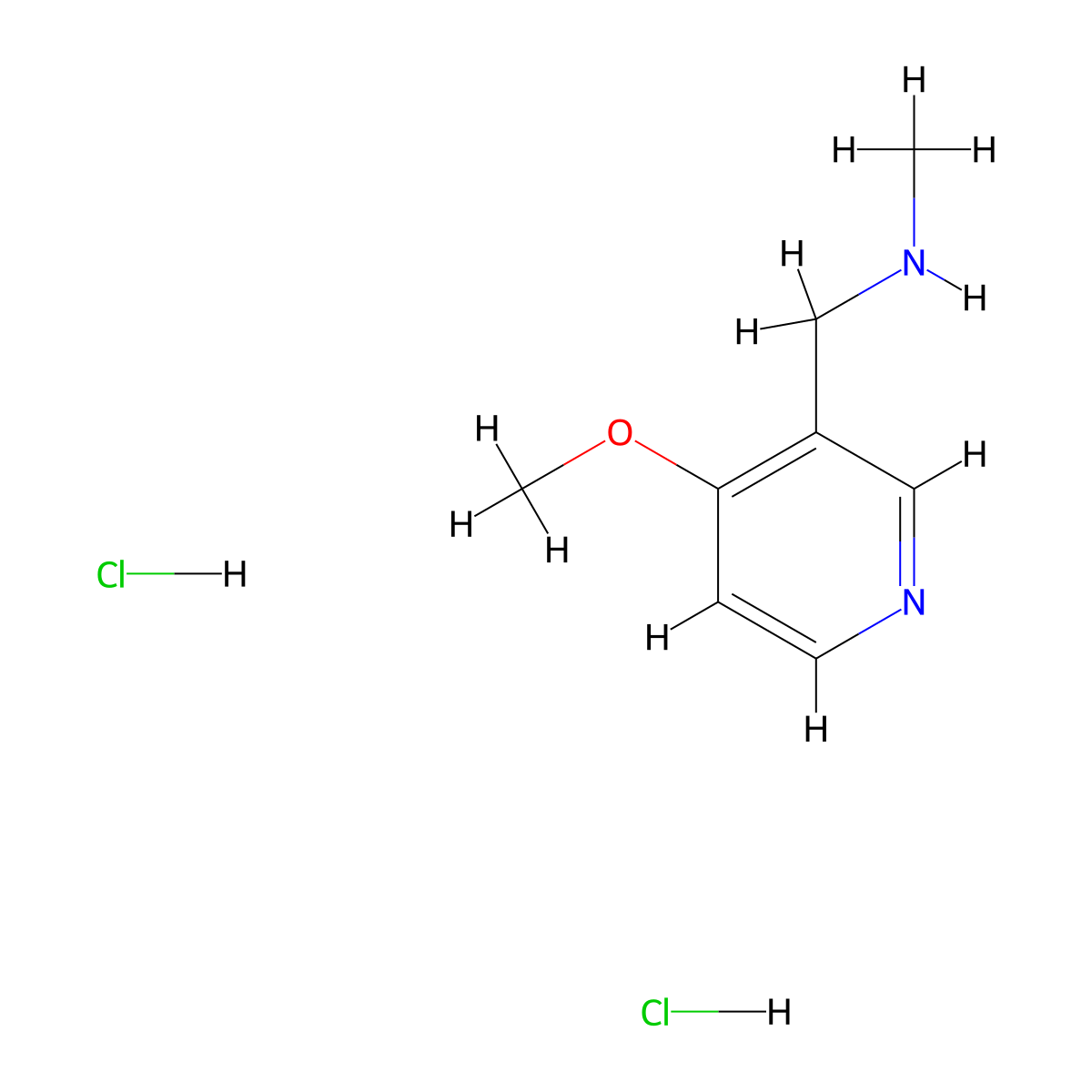 [(4-Methoxypyridin-3-yl)methyl](methyl)amine dihydrochloride molecular structure, CAS 2680615-53-4