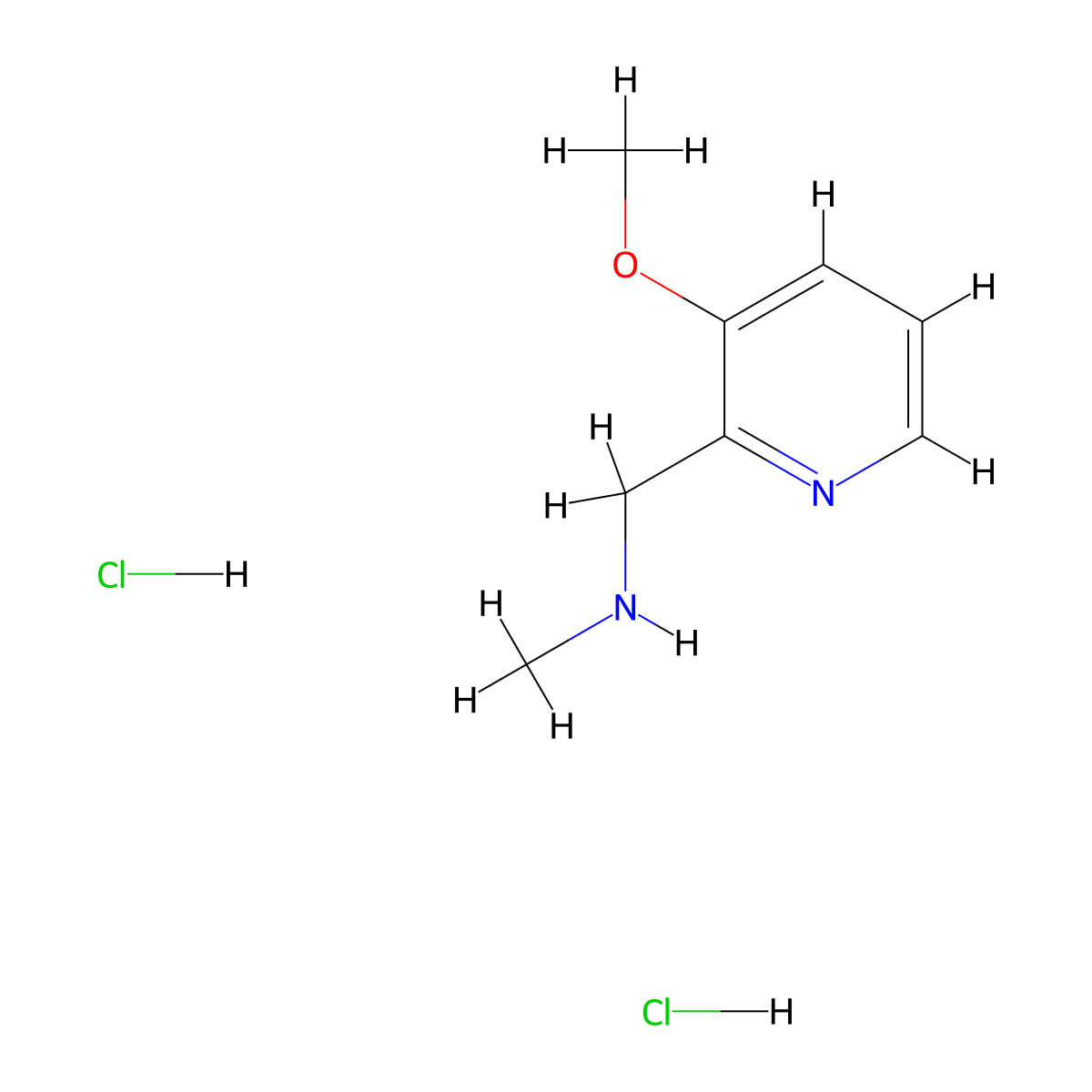 [(3-Methoxypyridin-2-yl)methyl](methyl)amine dihydrochloride molecular structure, CAS 2680615-75-0