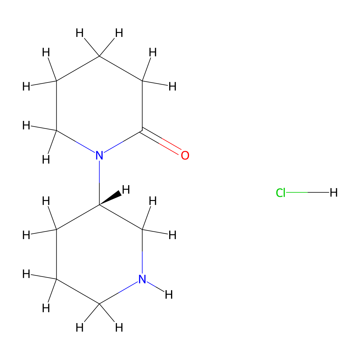 (3'S)-[1,3'-bipiperidin]-2-one hydrochloride molecular structure, CAS 2680616-07-1