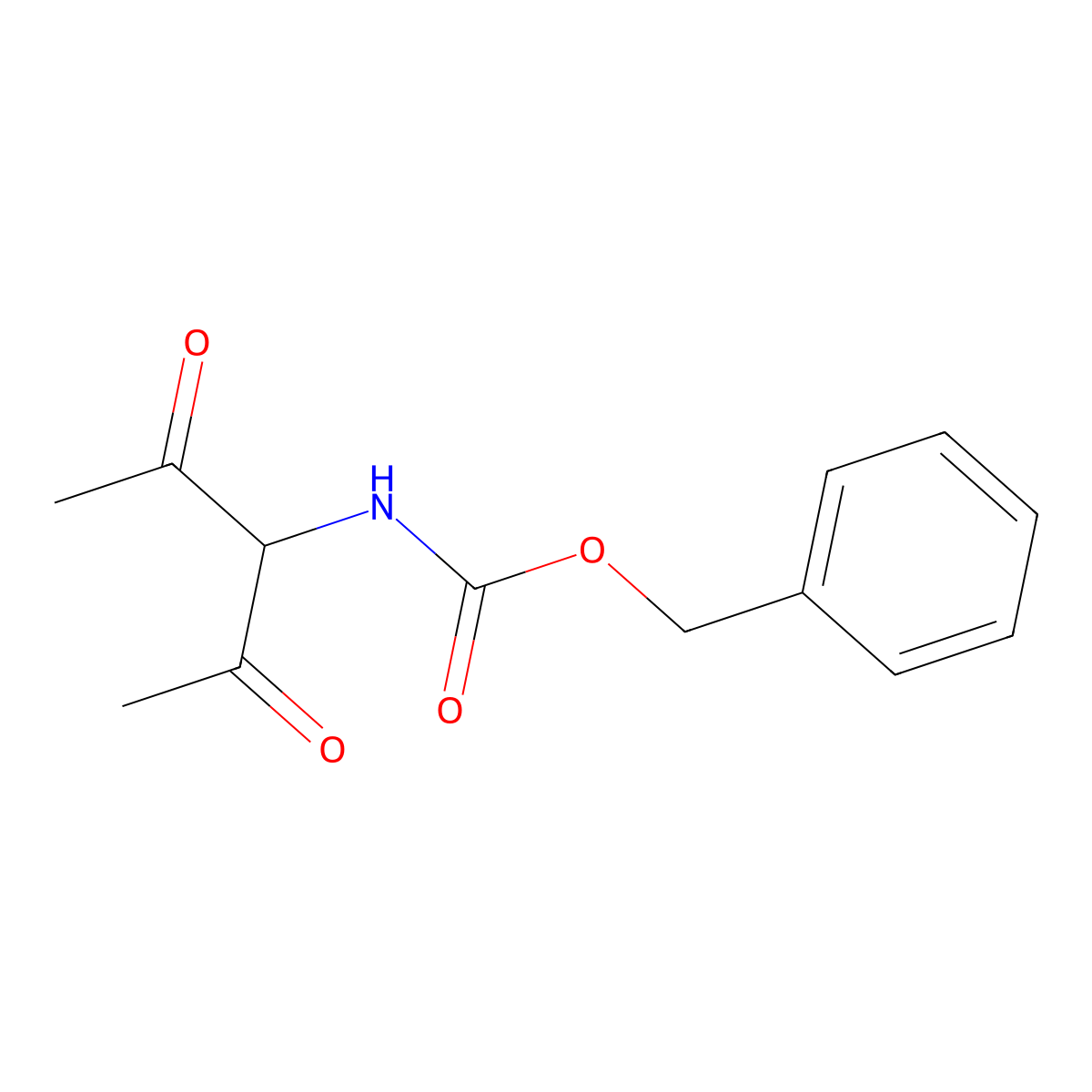benzyl N-(2,4-dioxopentan-3-yl)carbamate molecular structure, CAS 2680669-02-5