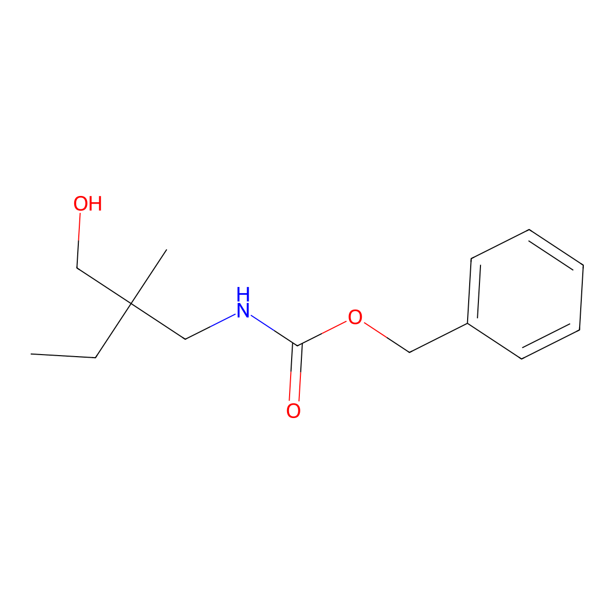benzyl N-(2-ethyl-3-hydroxy-2-methylpropyl)carbamate molecular structure, CAS 2680670-09-9