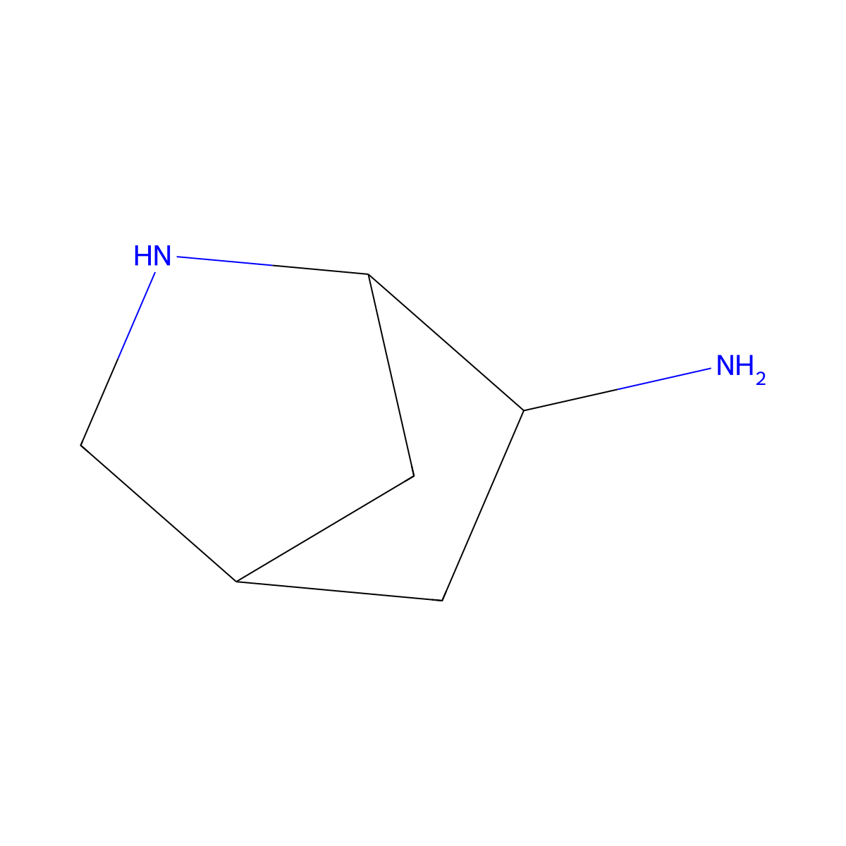 2-Azabicyclo[2.2.1]heptan-6-amine molecular structure, CAS 2680670-10-2