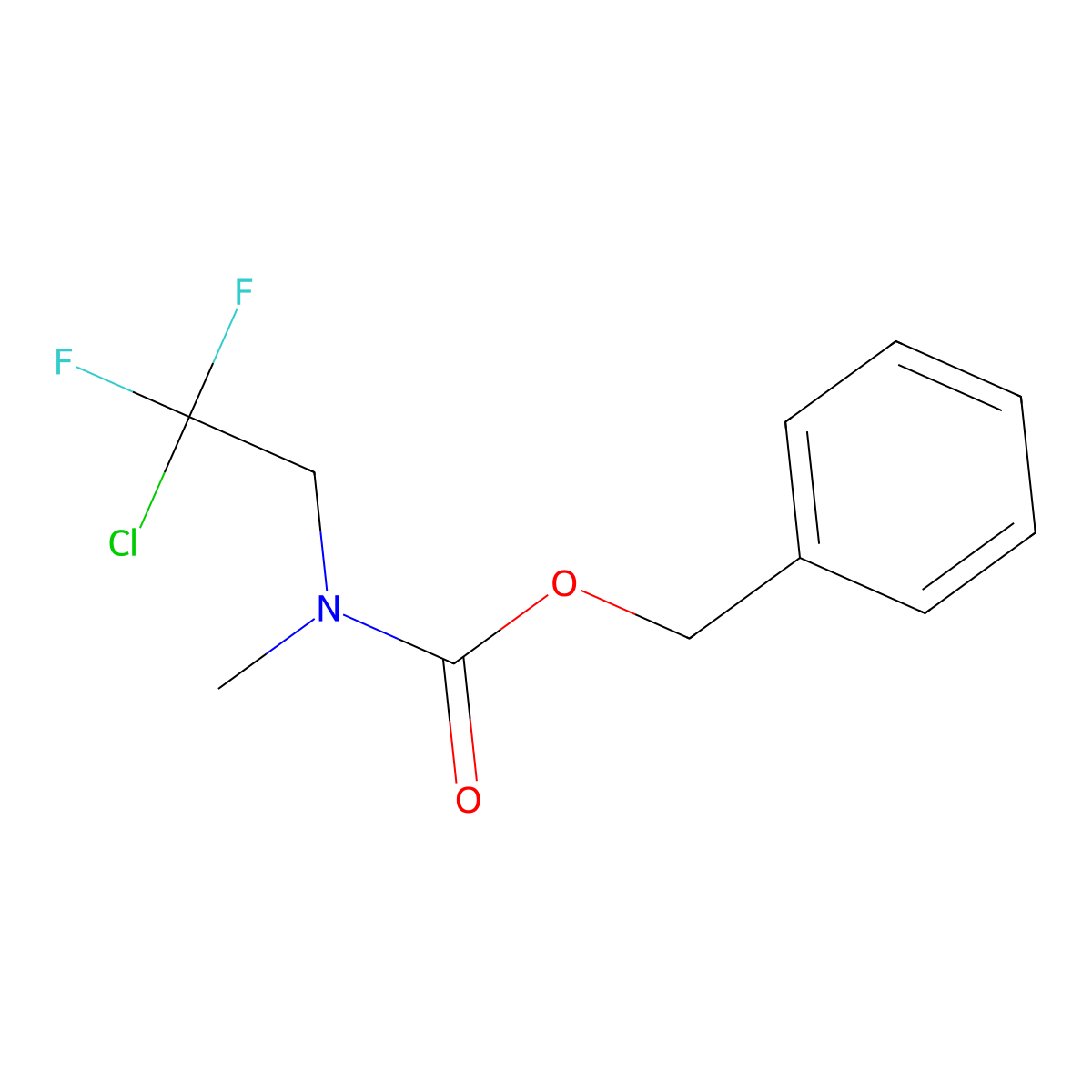benzyl N-(2-chloro-2,2-difluoroethyl)-N-methylcarbamate molecular structure, CAS 2680670-25-9