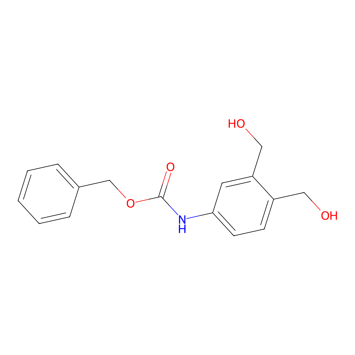 benzyl N-[3,4-bis(hydroxymethyl)phenyl]carbamate molecular structure, CAS 2680671-68-3