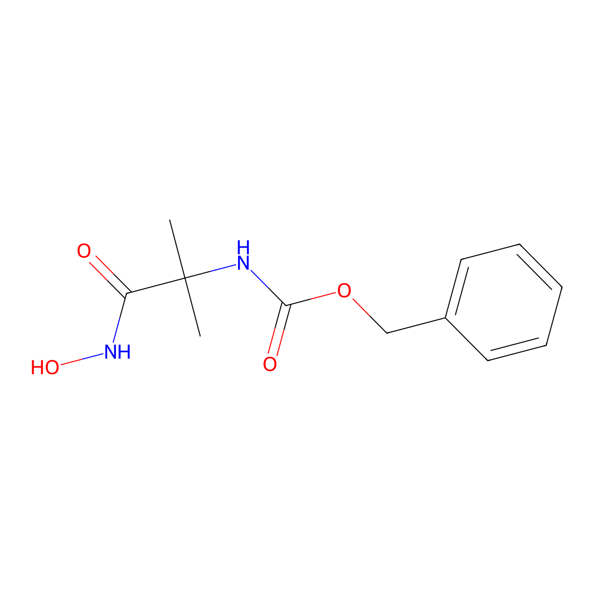 benzyl N-[1-(hydroxycarbamoyl)-1-methylethyl]carbamate molecular structure, CAS 2680672-77-7