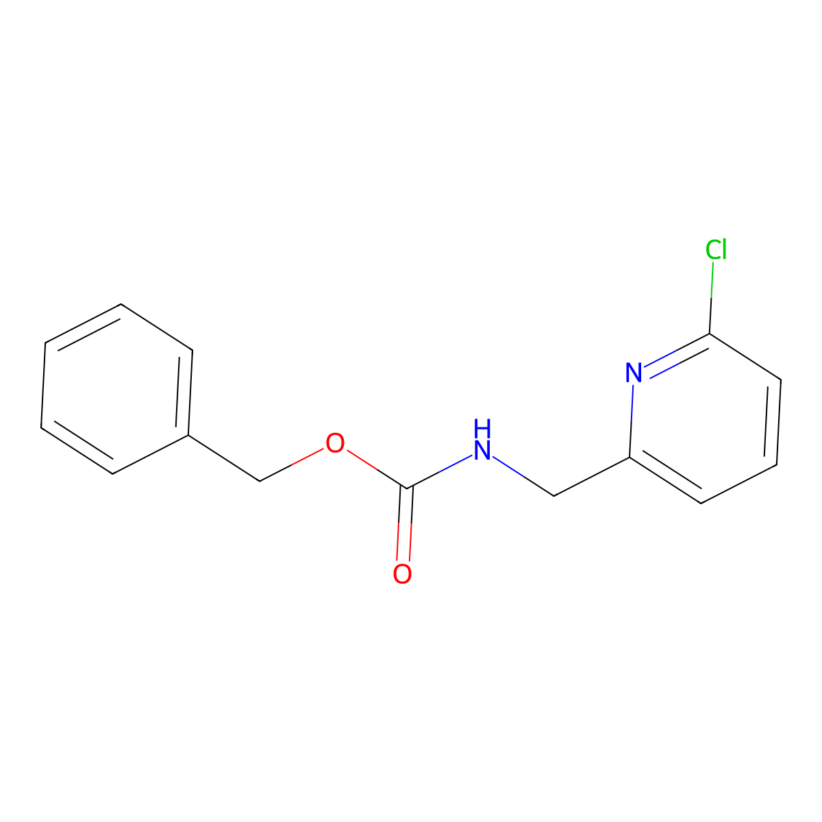 benzyl N-[(6-chloropyridin-2-yl)methyl]carbamate molecular structure, CAS 2680675-11-8