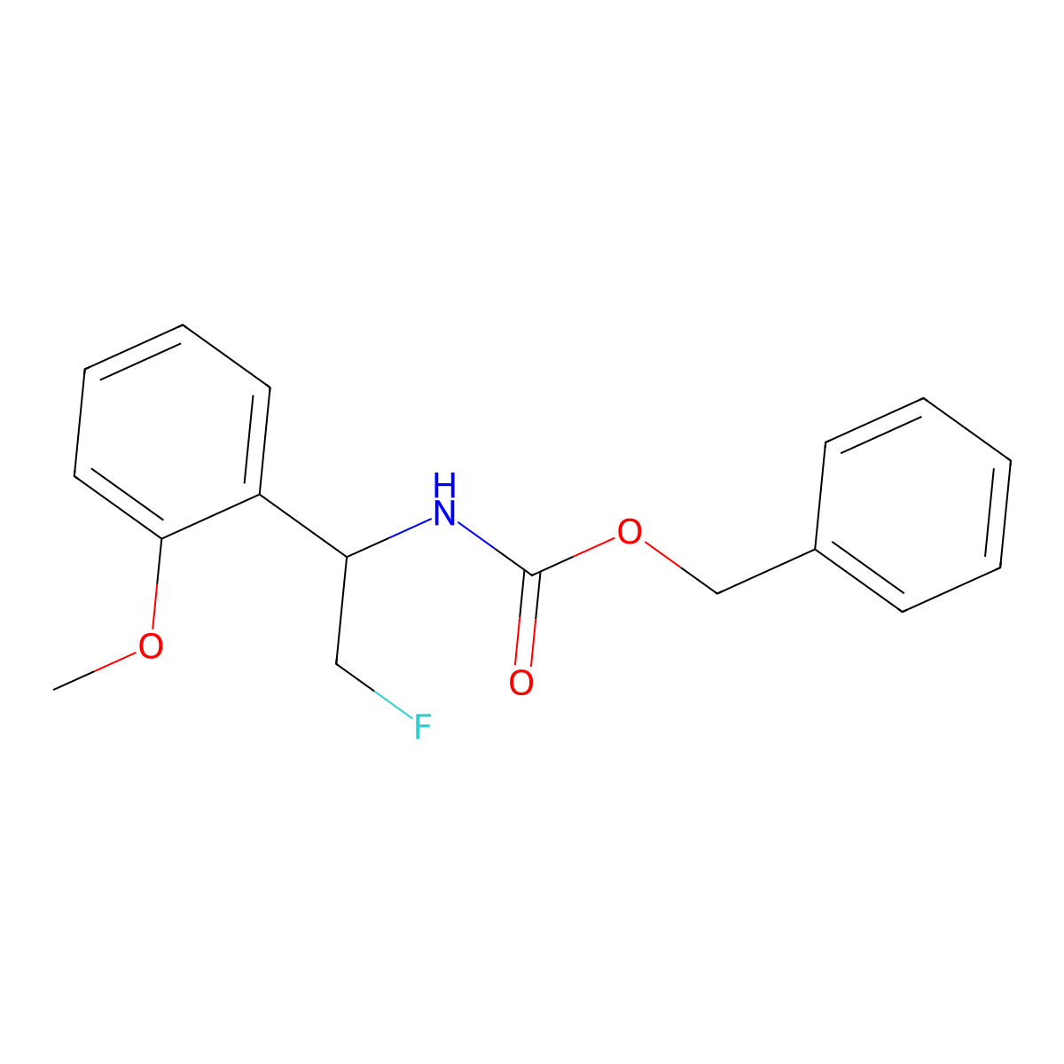 benzyl N-[2-fluoro-1-(2-methoxyphenyl)ethyl]carbamate molecular structure, CAS 2680676-73-5