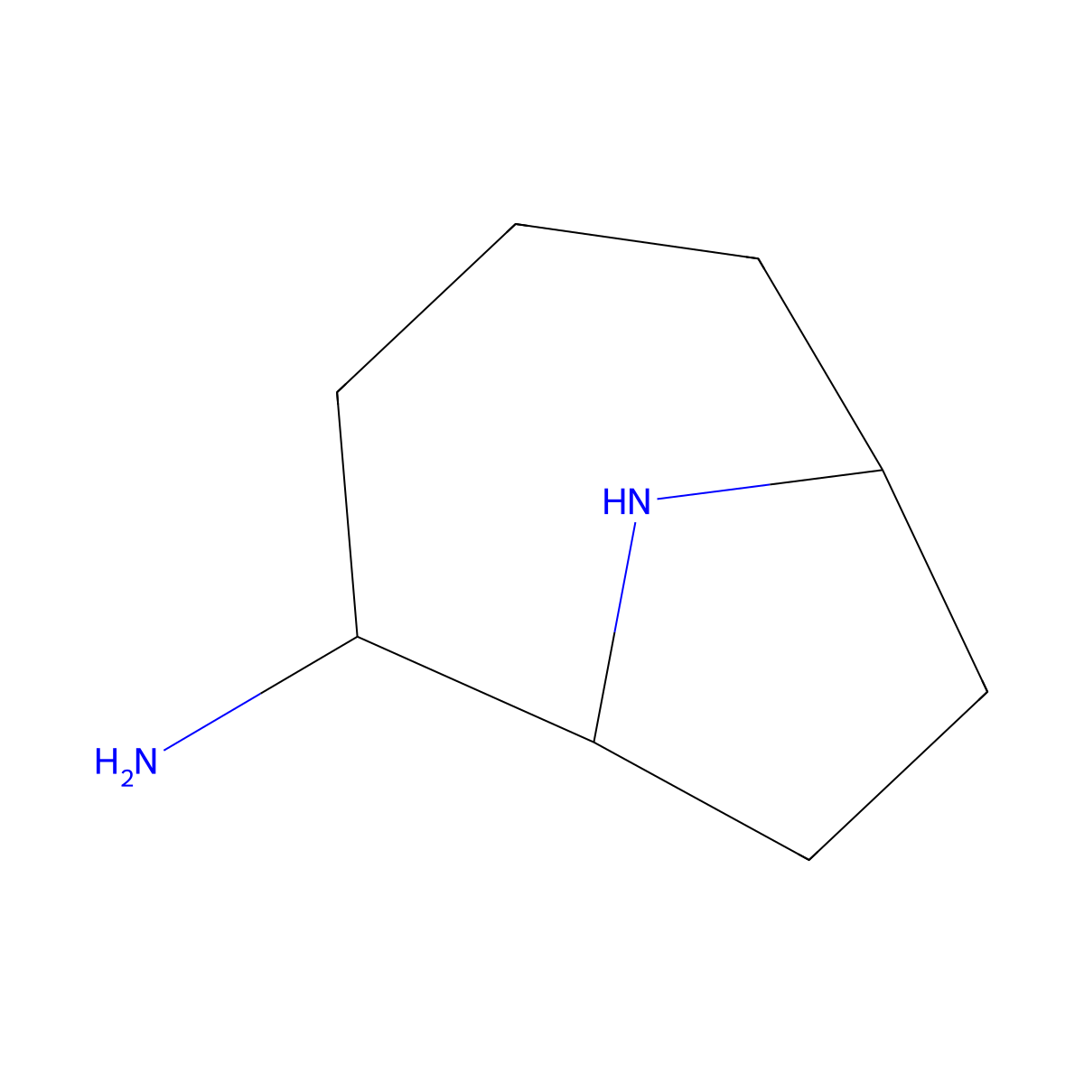 9-Azabicyclo[4.2.1]nonan-2-amine molecular structure, CAS 2680677-05-6