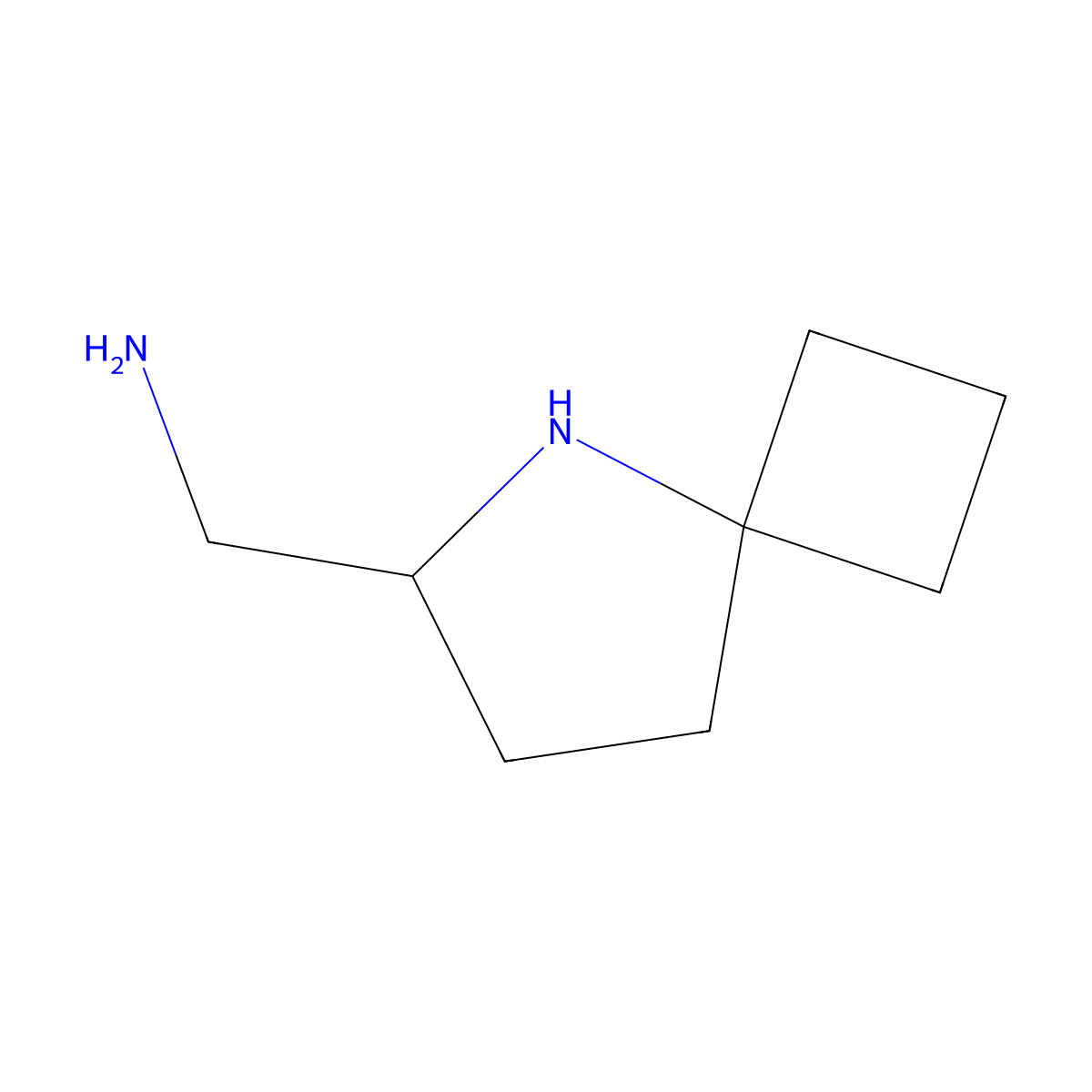 1-{5-Azaspiro[3.4]octan-6-yl}methanamine molecular structure, CAS 2680683-03-6