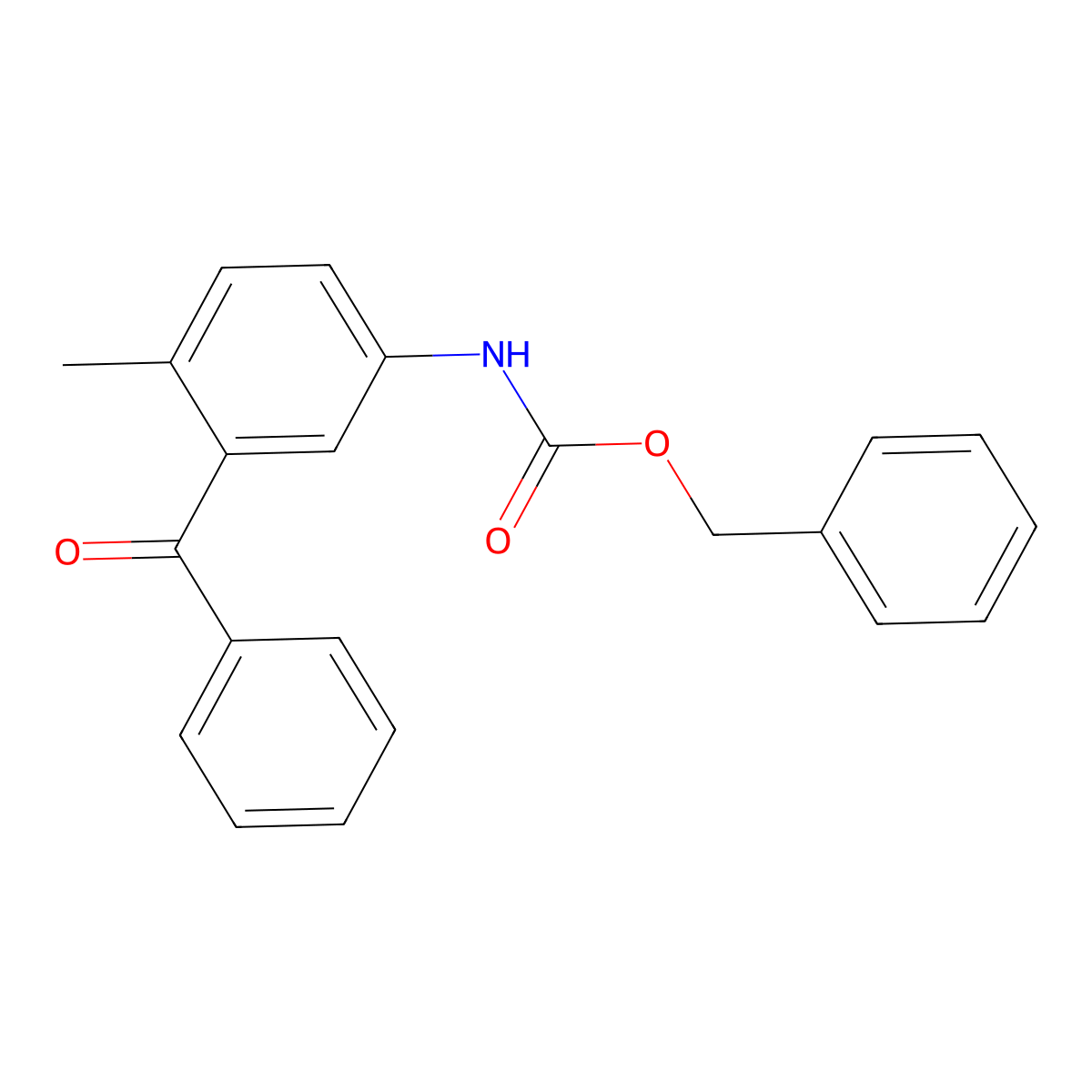 benzyl N-(3-benzoyl-4-methylphenyl)carbamate molecular structure, CAS 2680683-31-0