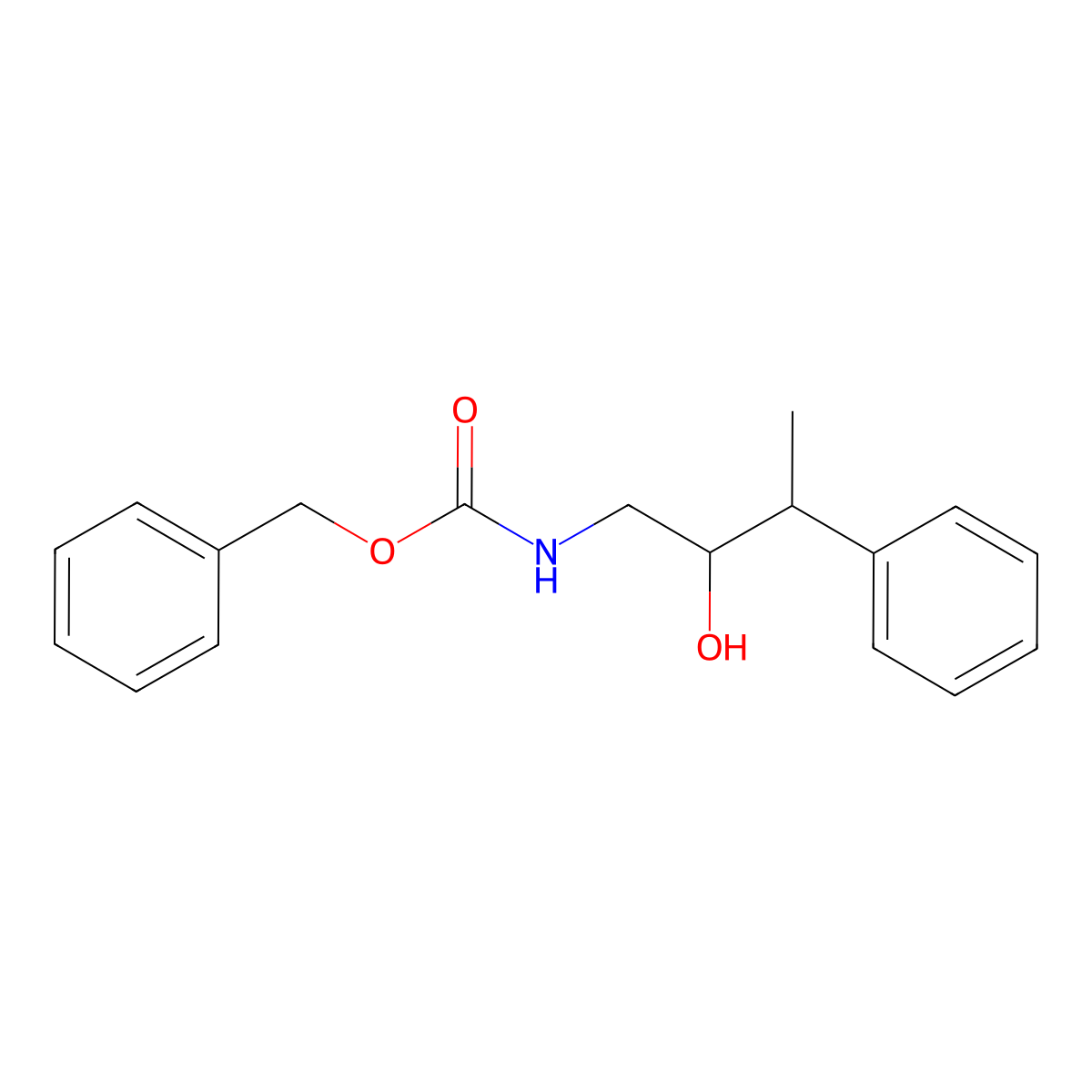 benzyl N-(2-hydroxy-3-phenylbutyl)carbamate molecular structure, CAS 2680683-88-7