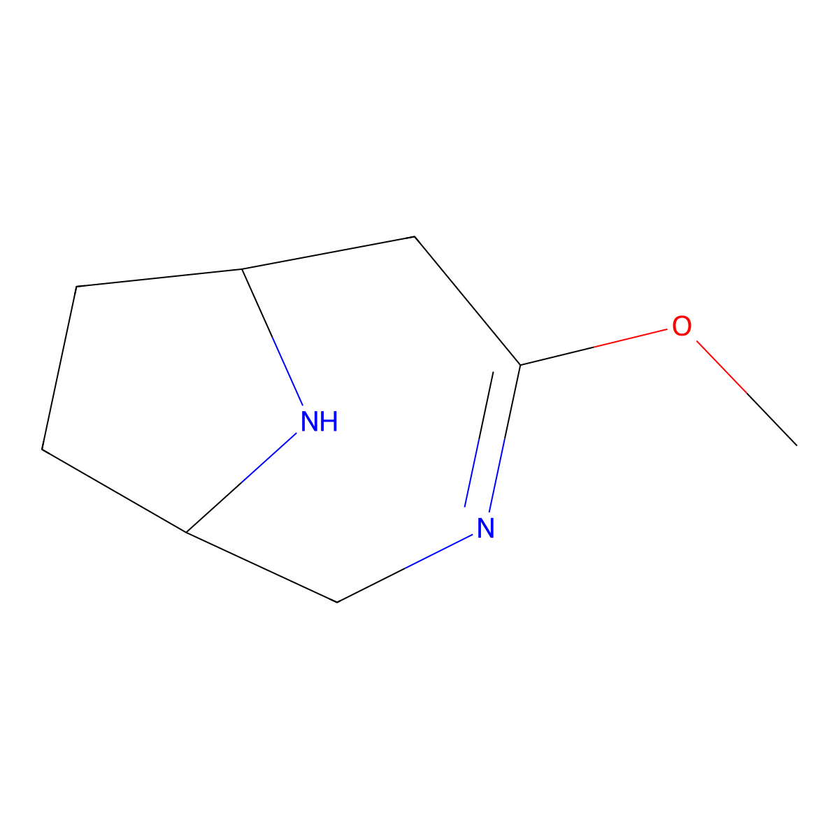 4-Methoxy-3,9-diazabicyclo[4.2.1]non-3-ene molecular structure, CAS 2680683-94-5