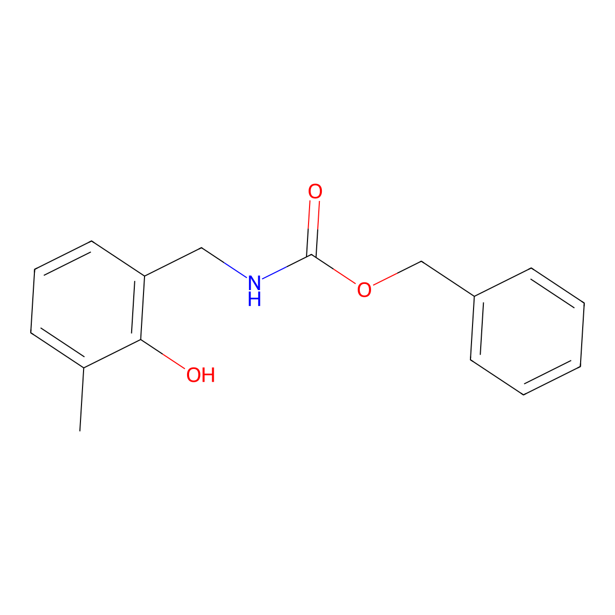 benzyl N-[(2-hydroxy-3-methylphenyl)methyl]carbamate molecular structure, CAS 2680687-73-2