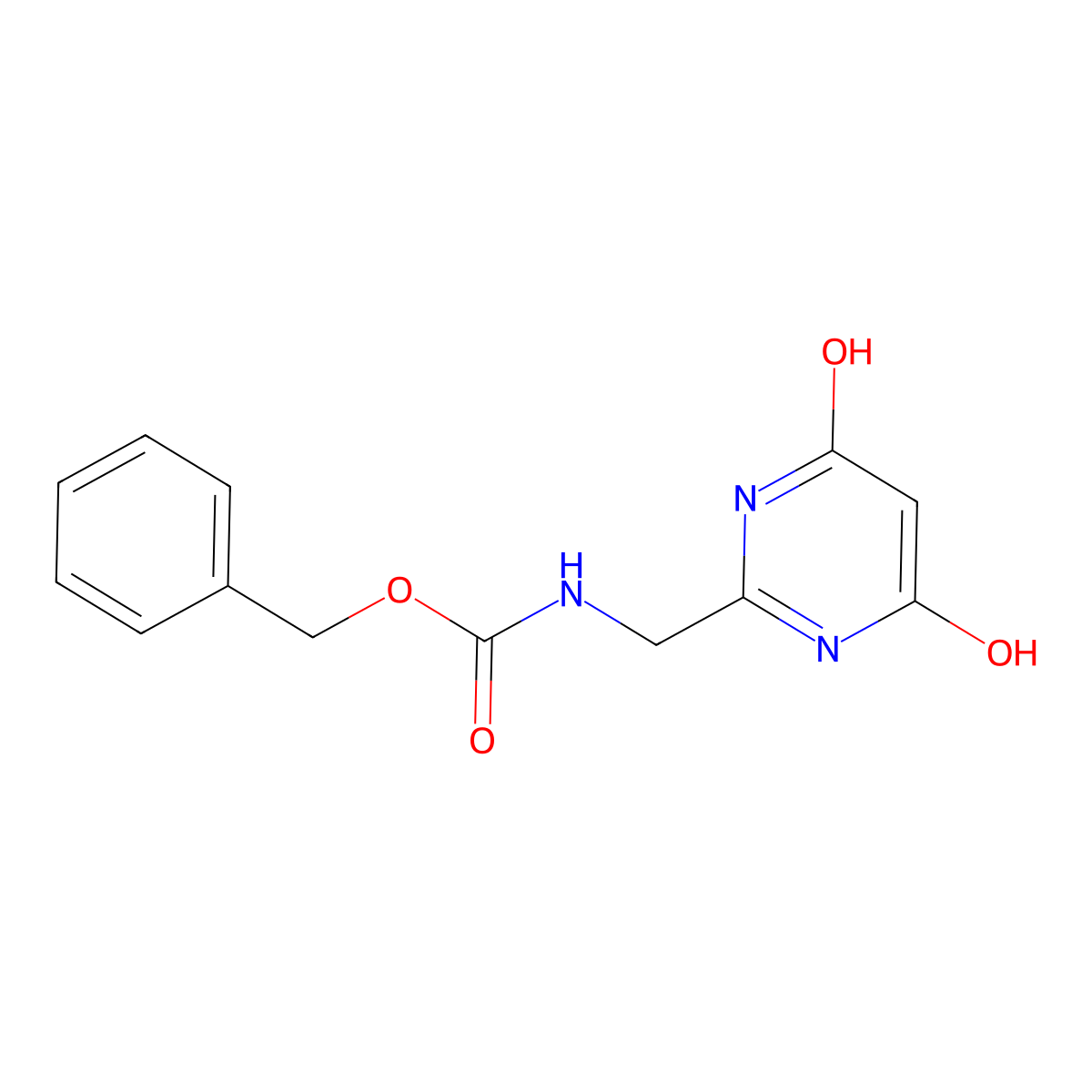 benzyl N-[(4,6-dihydroxypyrimidin-2-yl)methyl]carbamate molecular structure, CAS 2680694-00-0