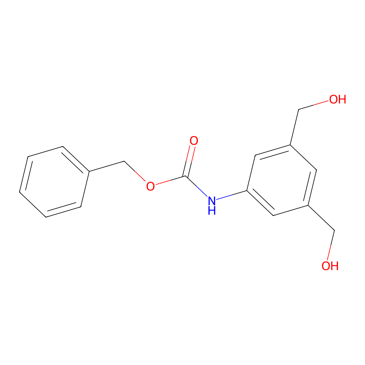 benzyl N-[3,5-bis(hydroxymethyl)phenyl]carbamate molecular structure, CAS 2680694-65-7