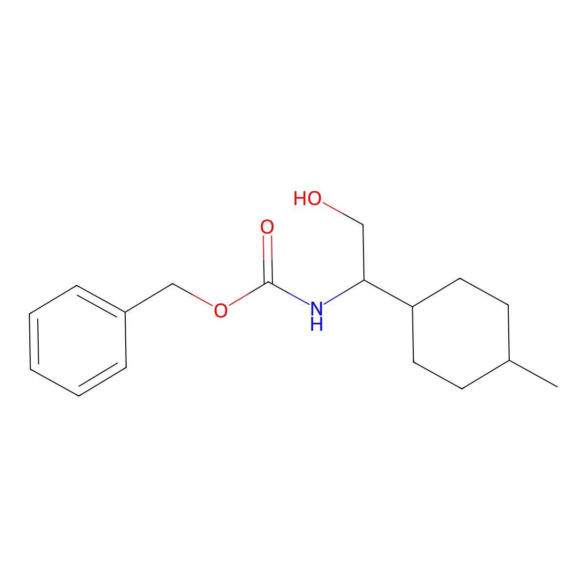 benzyl N-[2-hydroxy-1-(4-methylcyclohexyl)ethyl]carbamate molecular structure, CAS 2680694-75-9