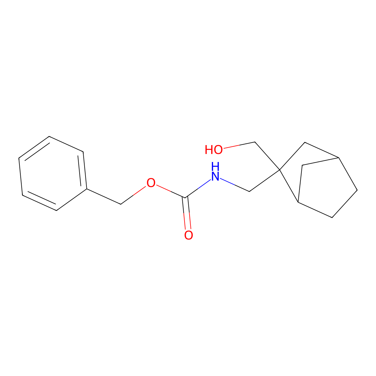 benzyl N-{[2-(hydroxymethyl)bicyclo[2.2.1]heptan-2-yl]methyl}carbamate molecular structure, CAS 2680695-63-8