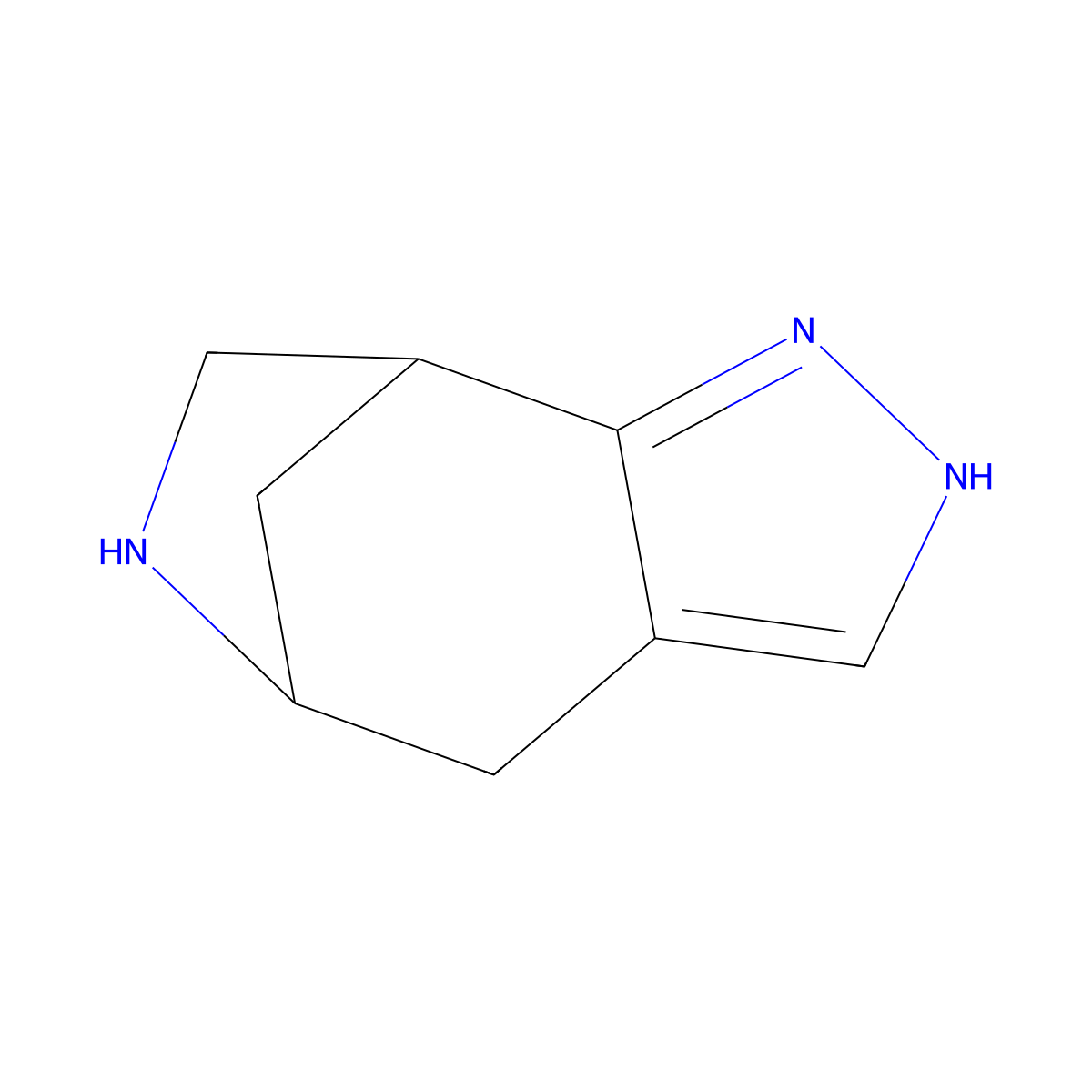 3,4,9-Triazatricyclo[6.2.1.0,2,6]undeca-2,5-diene molecular structure, CAS 2680697-53-2
