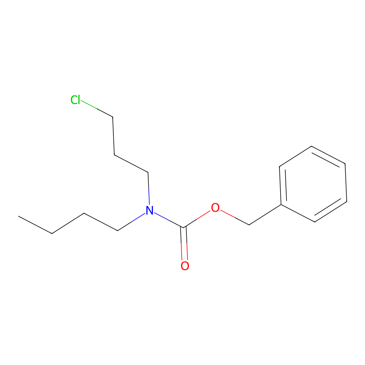 benzyl N-butyl-N-(3-chloropropyl)carbamate molecular structure, CAS 2680698-95-5