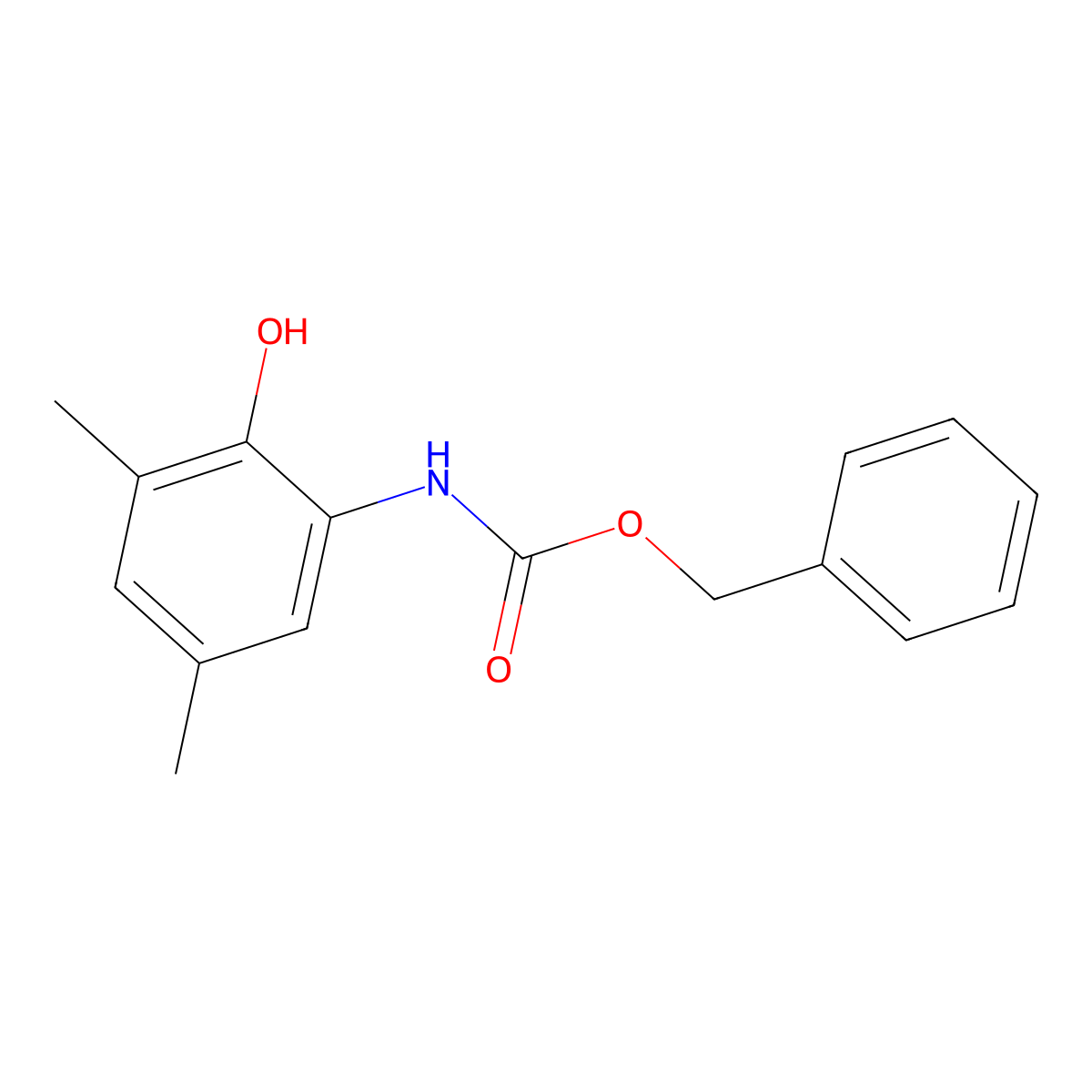 benzyl N-(2-hydroxy-3,5-dimethylphenyl)carbamate molecular structure, CAS 2680701-35-1