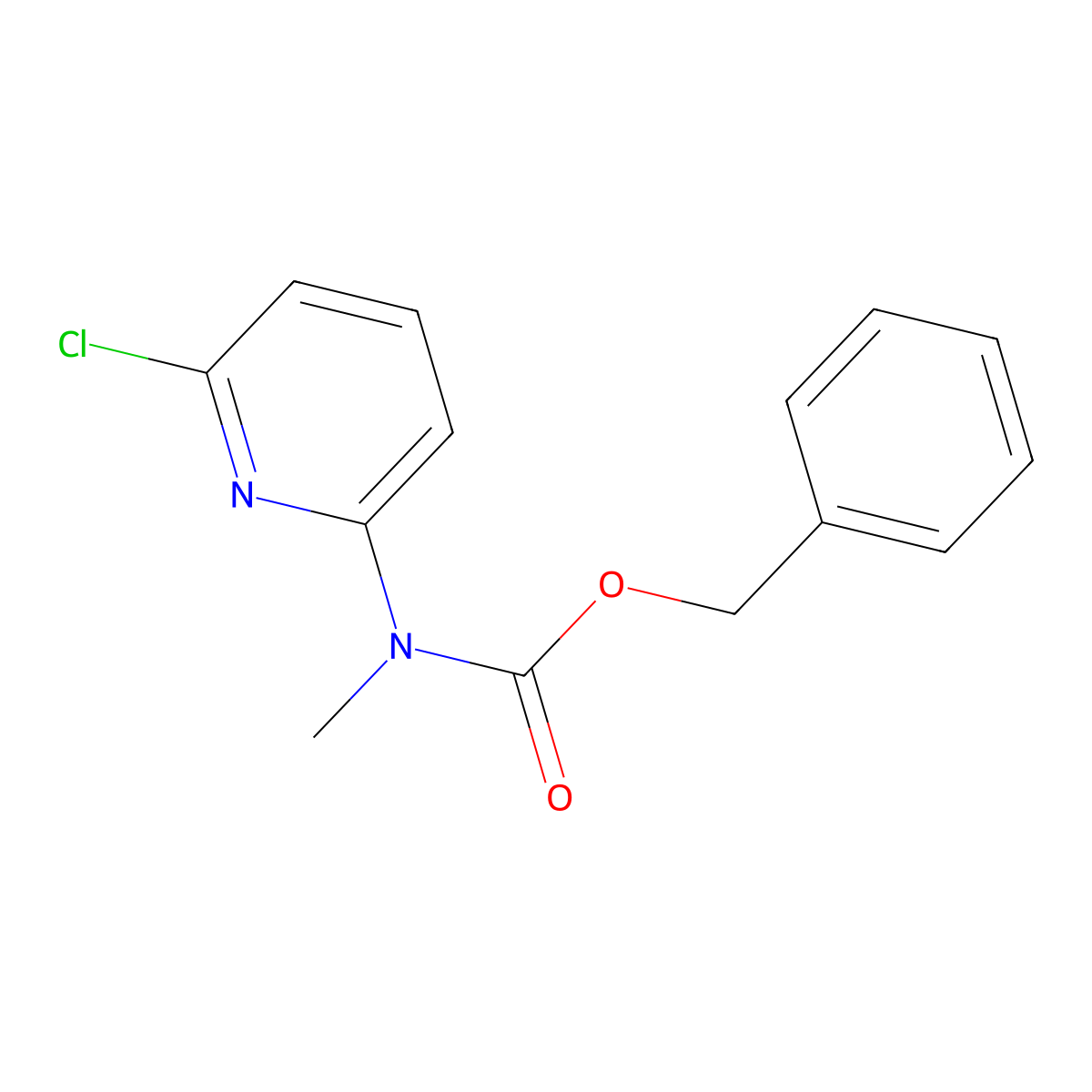 benzyl N-(6-chloropyridin-2-yl)-N-methylcarbamate molecular structure, CAS 2680703-21-1