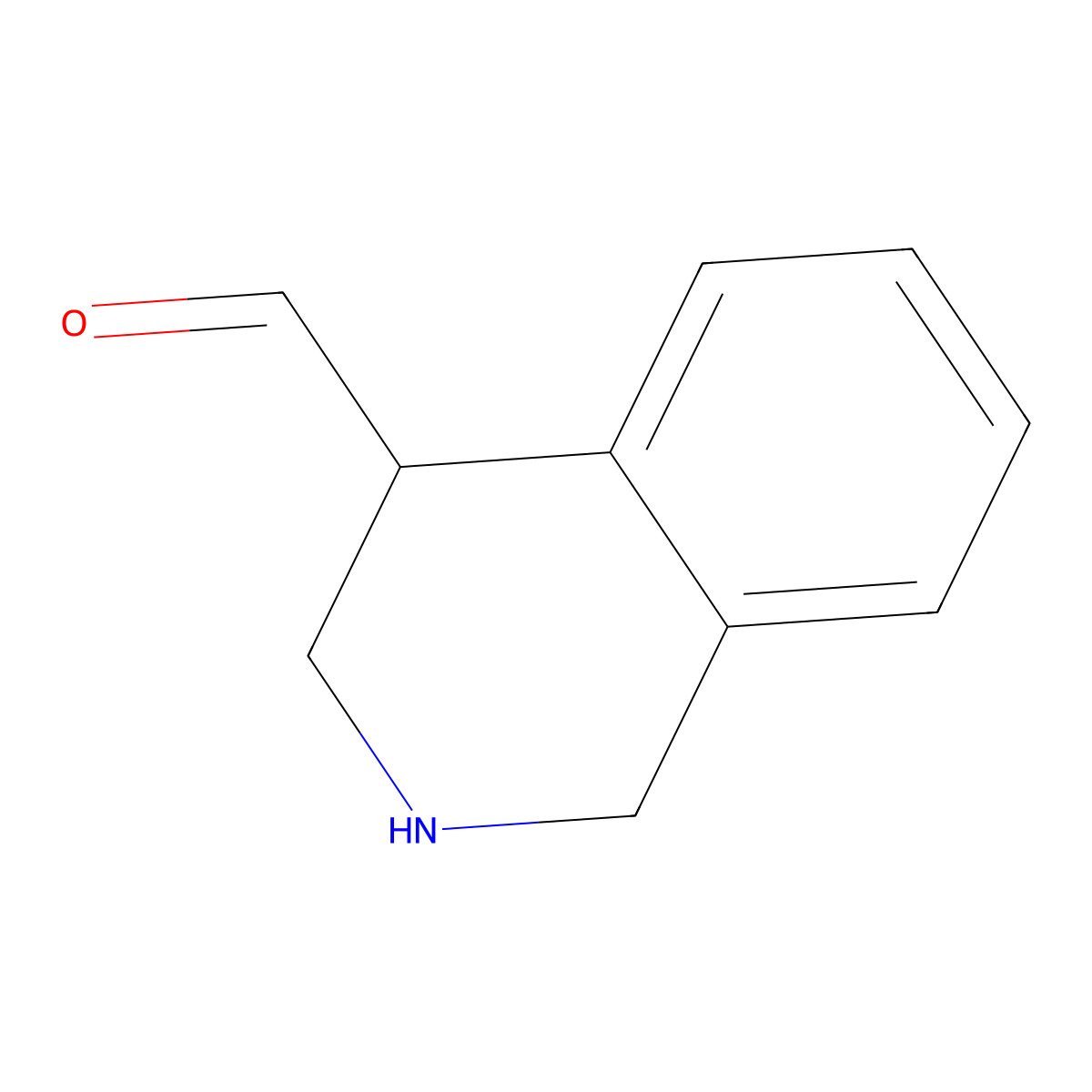 1,2,3,4-Tetrahydroisoquinoline-4-carbaldehyde molecular structure, CAS 2680704-09-8