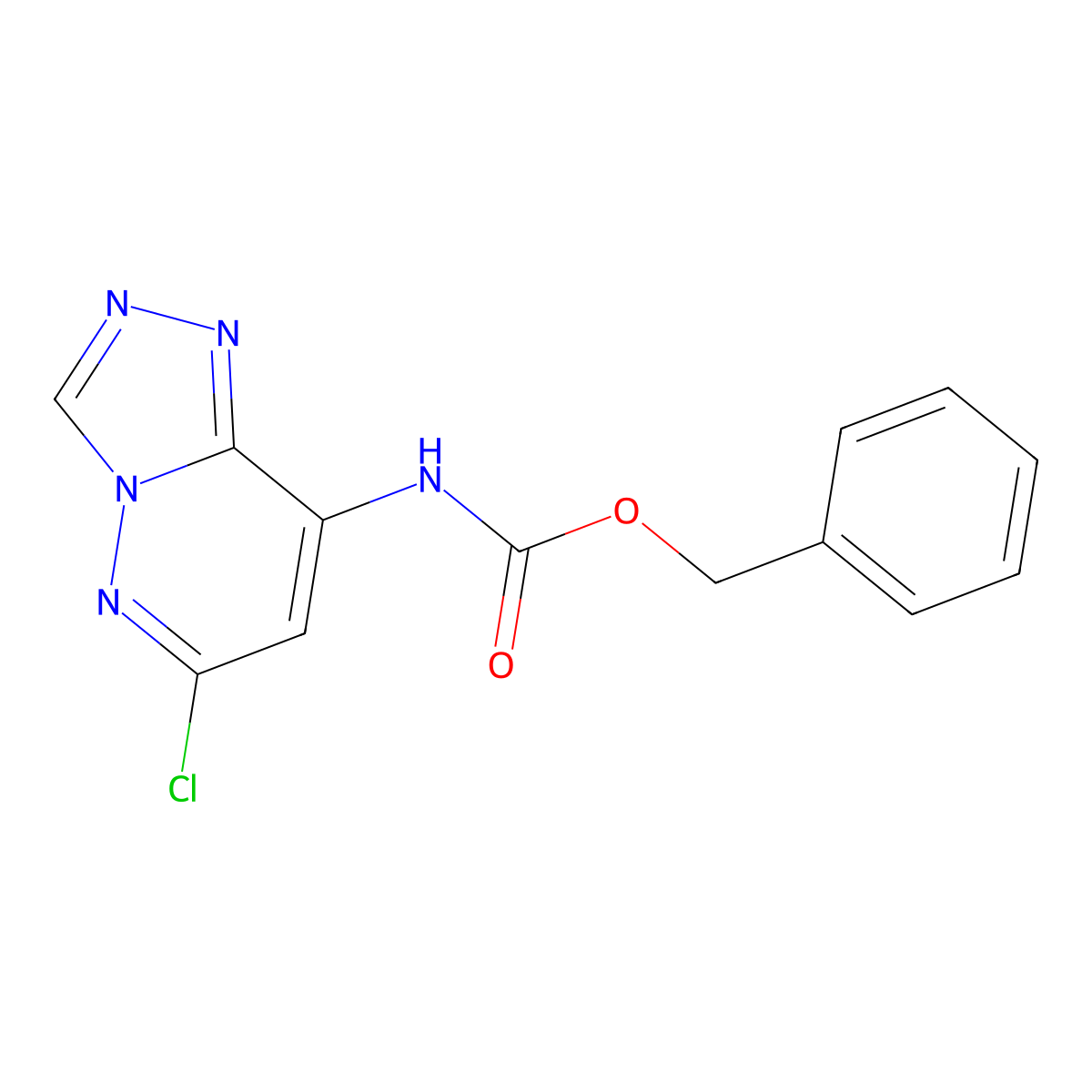 benzyl N-{6-chloro-[1,2,4]triazolo[4,3-b]pyridazin-8-yl}carbamate molecular structure, CAS 2680705-77-3
