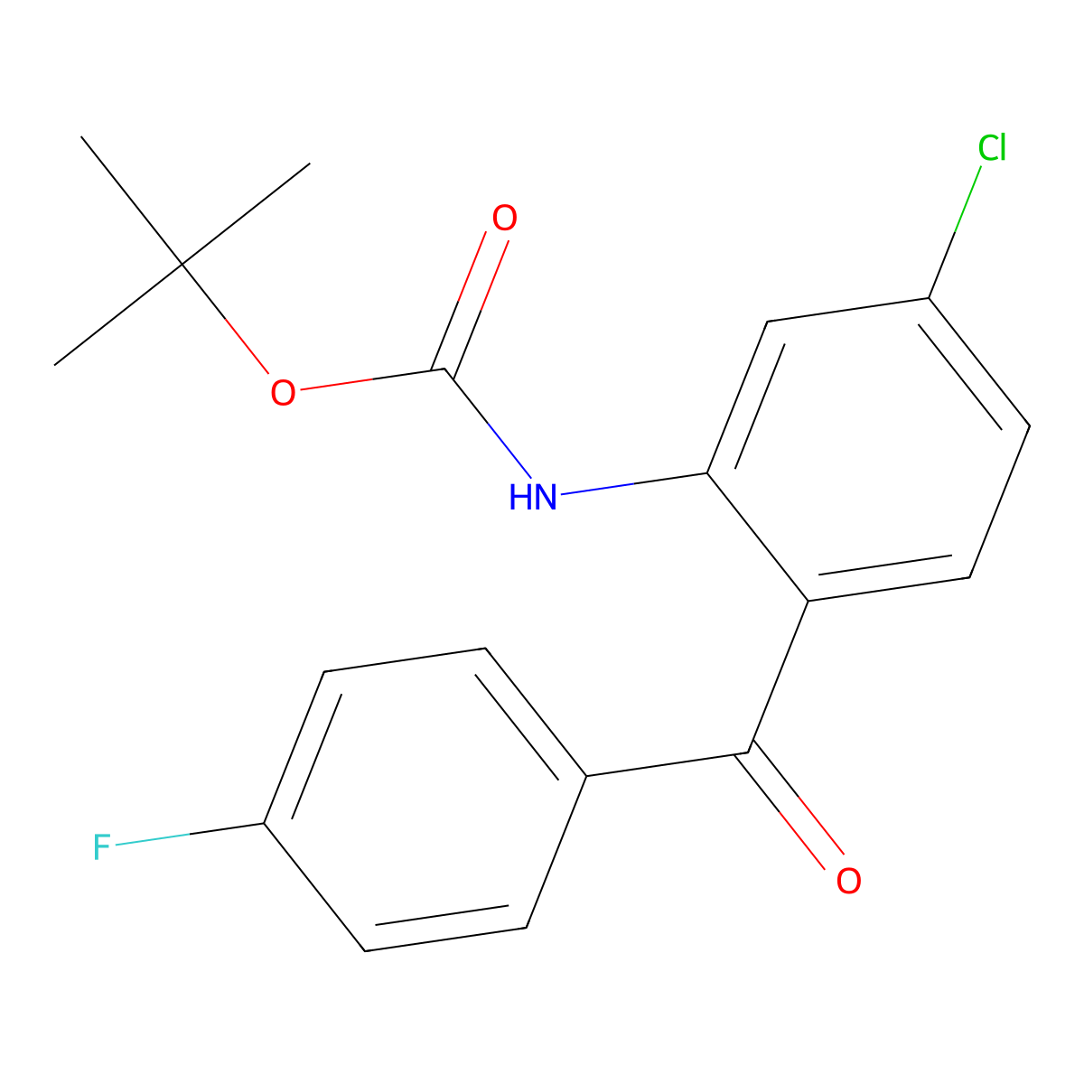 tert-butyl N-[5-chloro-2-(4-fluorobenzoyl)phenyl]carbamate molecular structure, CAS 2680717-02-4