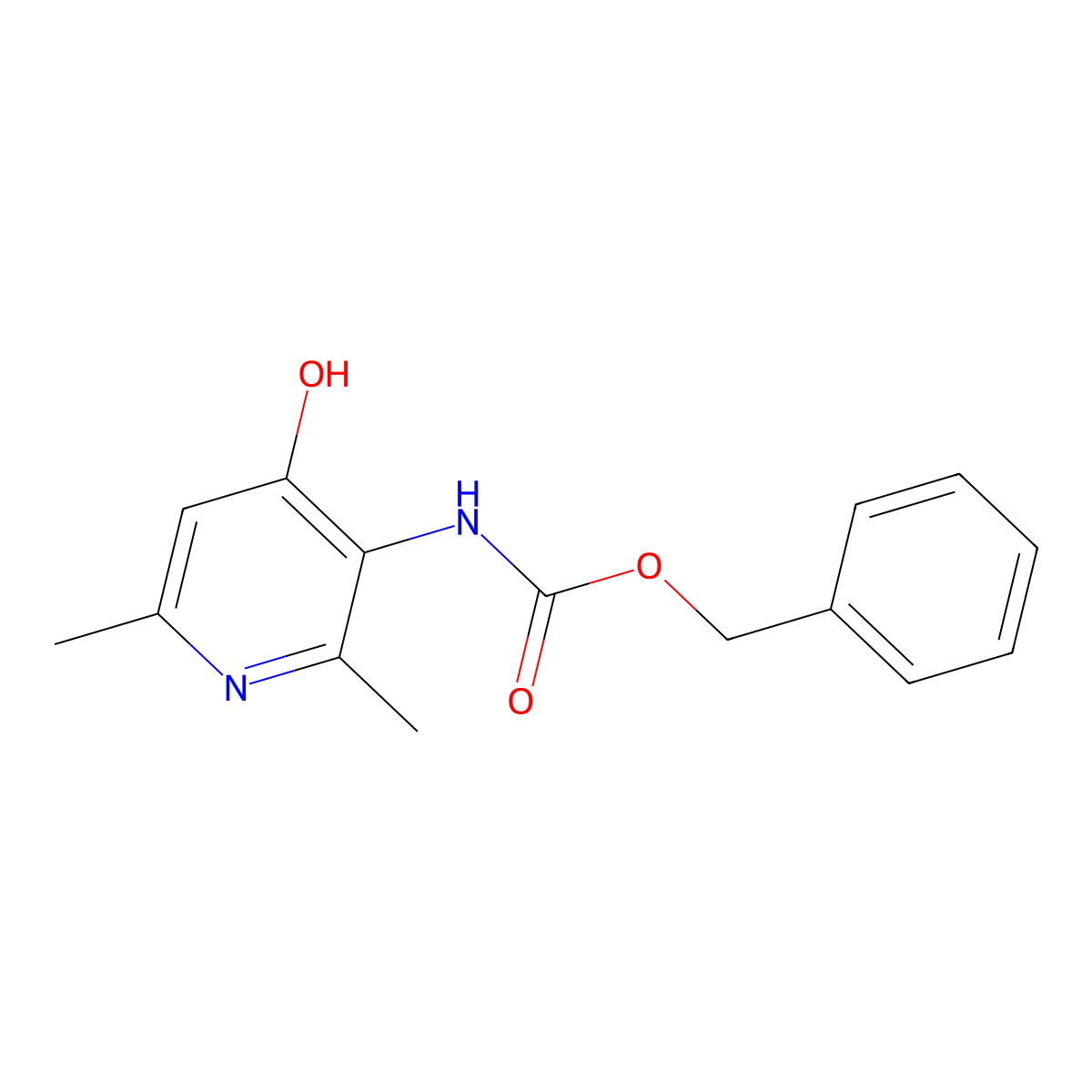 benzyl N-(4-hydroxy-2,6-dimethylpyridin-3-yl)carbamate molecular structure, CAS 2680719-47-3