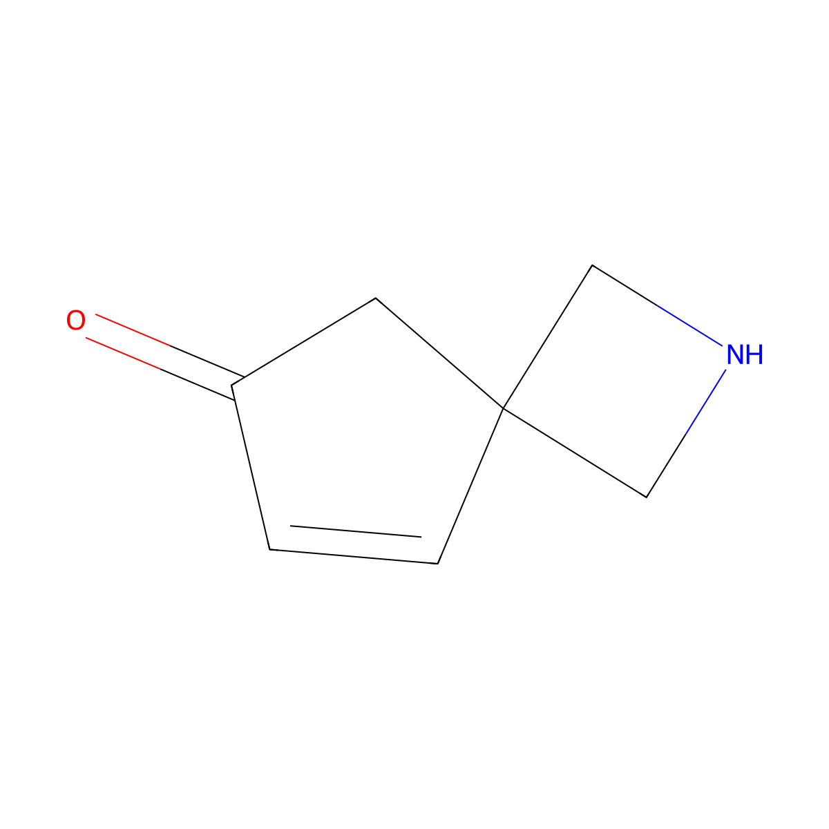 2-Azaspiro[3.4]oct-7-en-6-one molecular structure, CAS 2680719-89-3