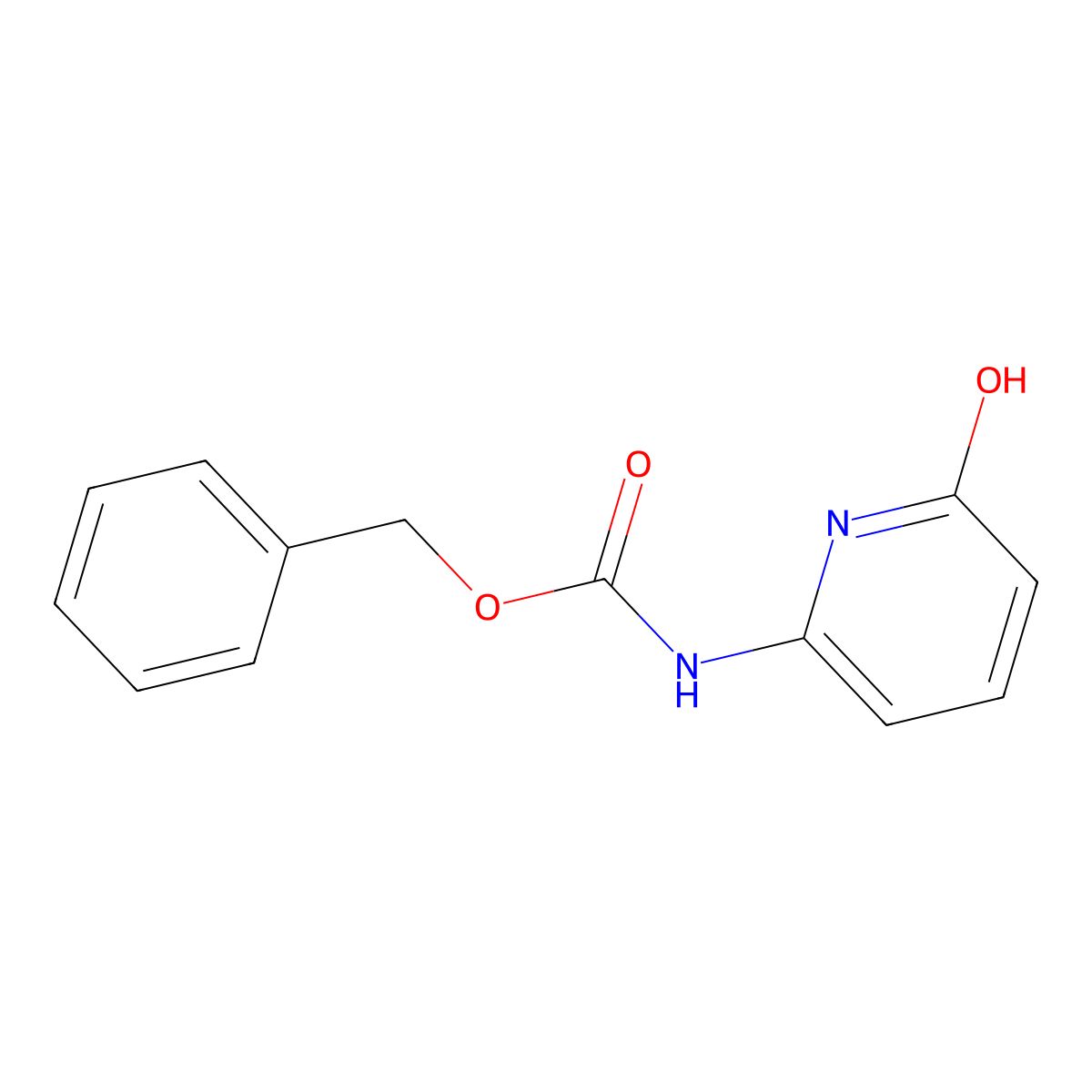 benzyl N-(6-hydroxypyridin-2-yl)carbamate molecular structure, CAS 2680720-04-9