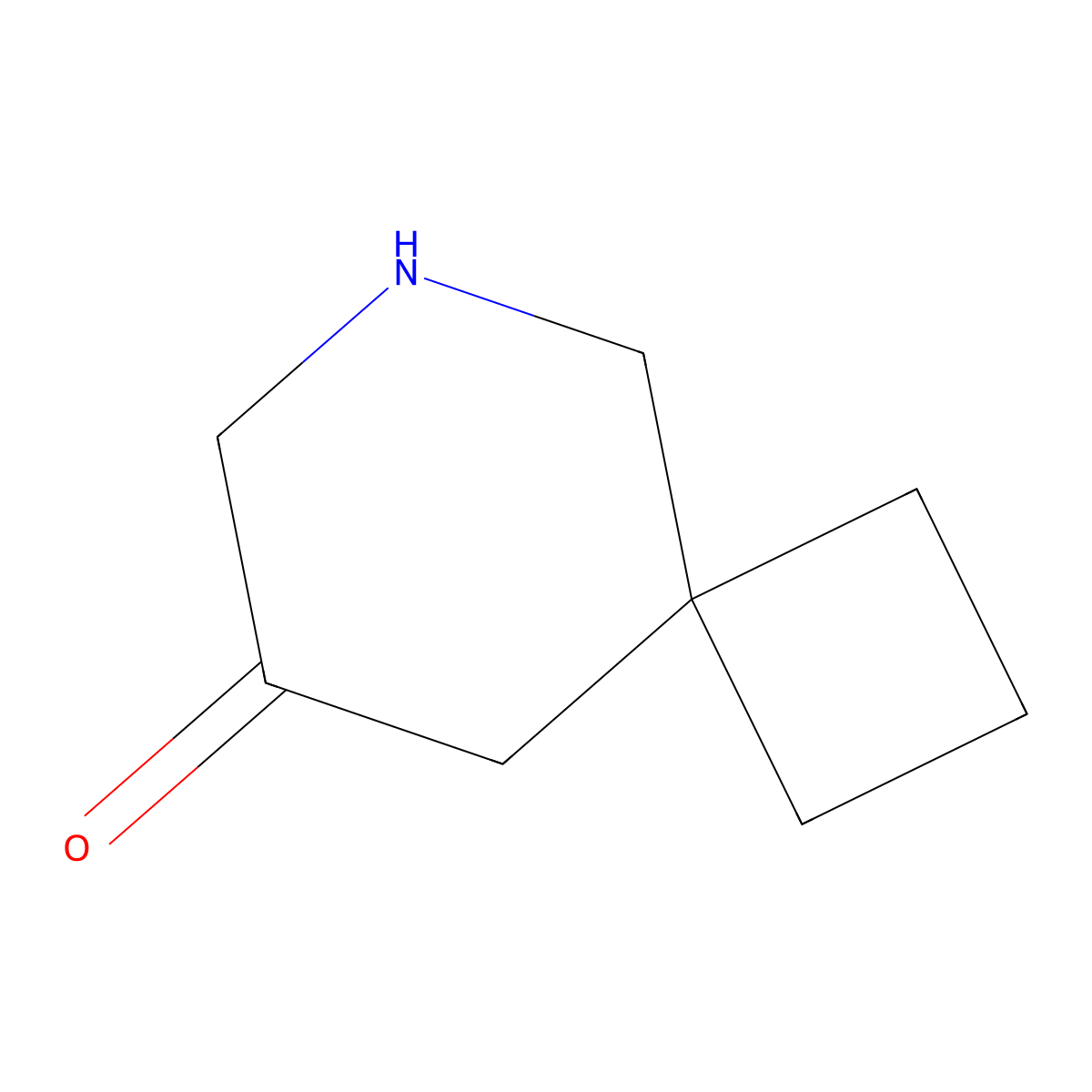 6-Azaspiro[3.5]nonan-8-one molecular structure, CAS 2680722-53-4