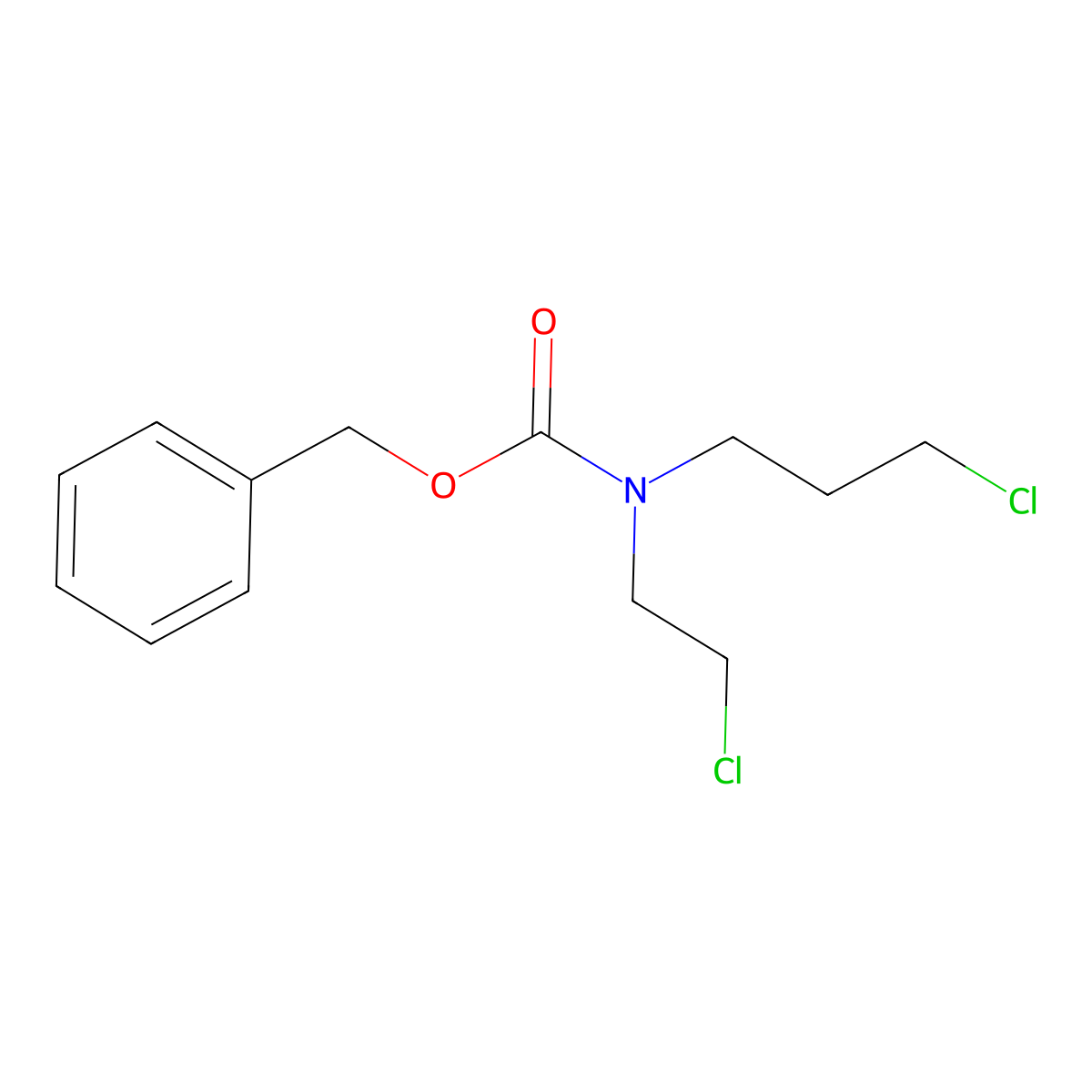 benzyl N-(2-chloroethyl)-N-(3-chloropropyl)carbamate molecular structure, CAS 2680723-15-1
