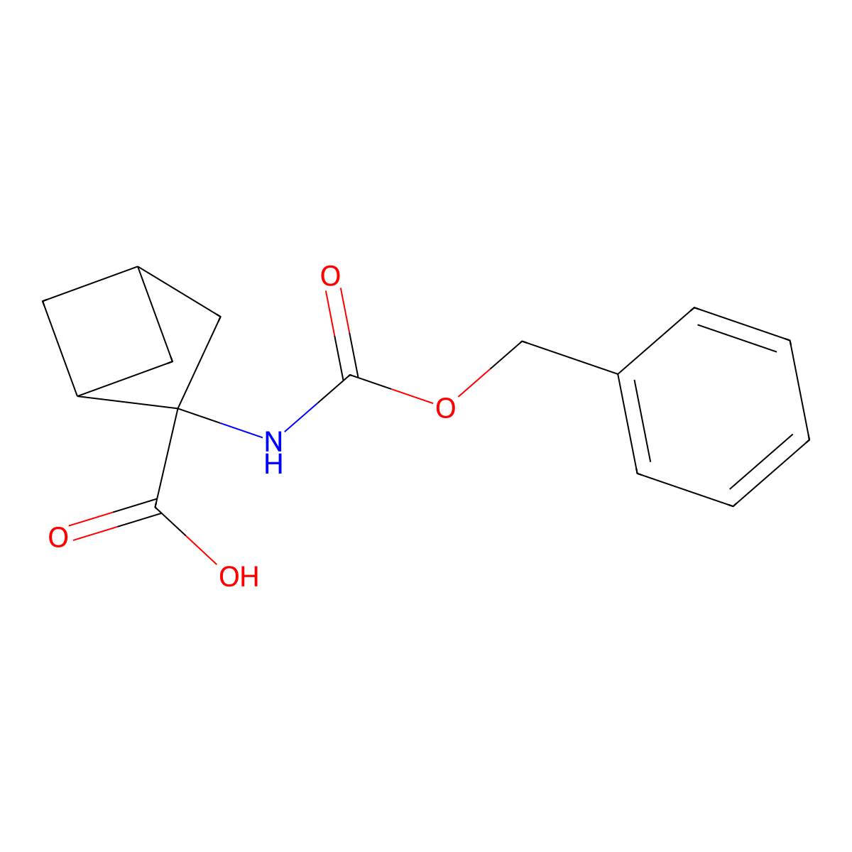2-{[(Benzyloxy)carbonyl]amino}bicyclo[2.1.1]hexane-2-carboxylic acid molecular structure, CAS 2680728-78-1